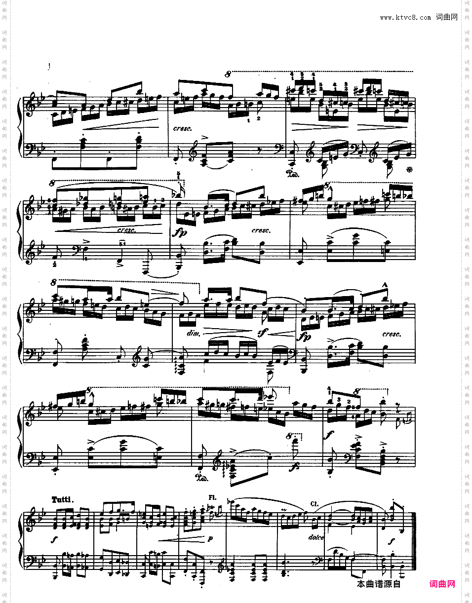 降B大调莫扎特主题变奏曲 Op·2 - 为钢琴与乐队而作Chopin op02 Variations on La Ci Darem alt