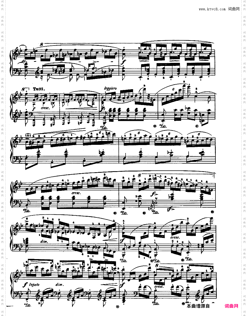 降B大调莫扎特主题变奏曲 Op·2 - 为钢琴与乐队而作Chopin op02 Variations on La Ci Darem alt
