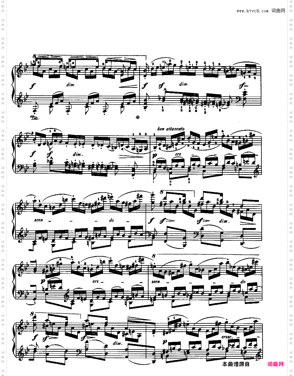 降B大调莫扎特主题变奏曲 Op·2 - 为钢琴与乐队而作Chopin op02 Variations on La Ci Darem alt
