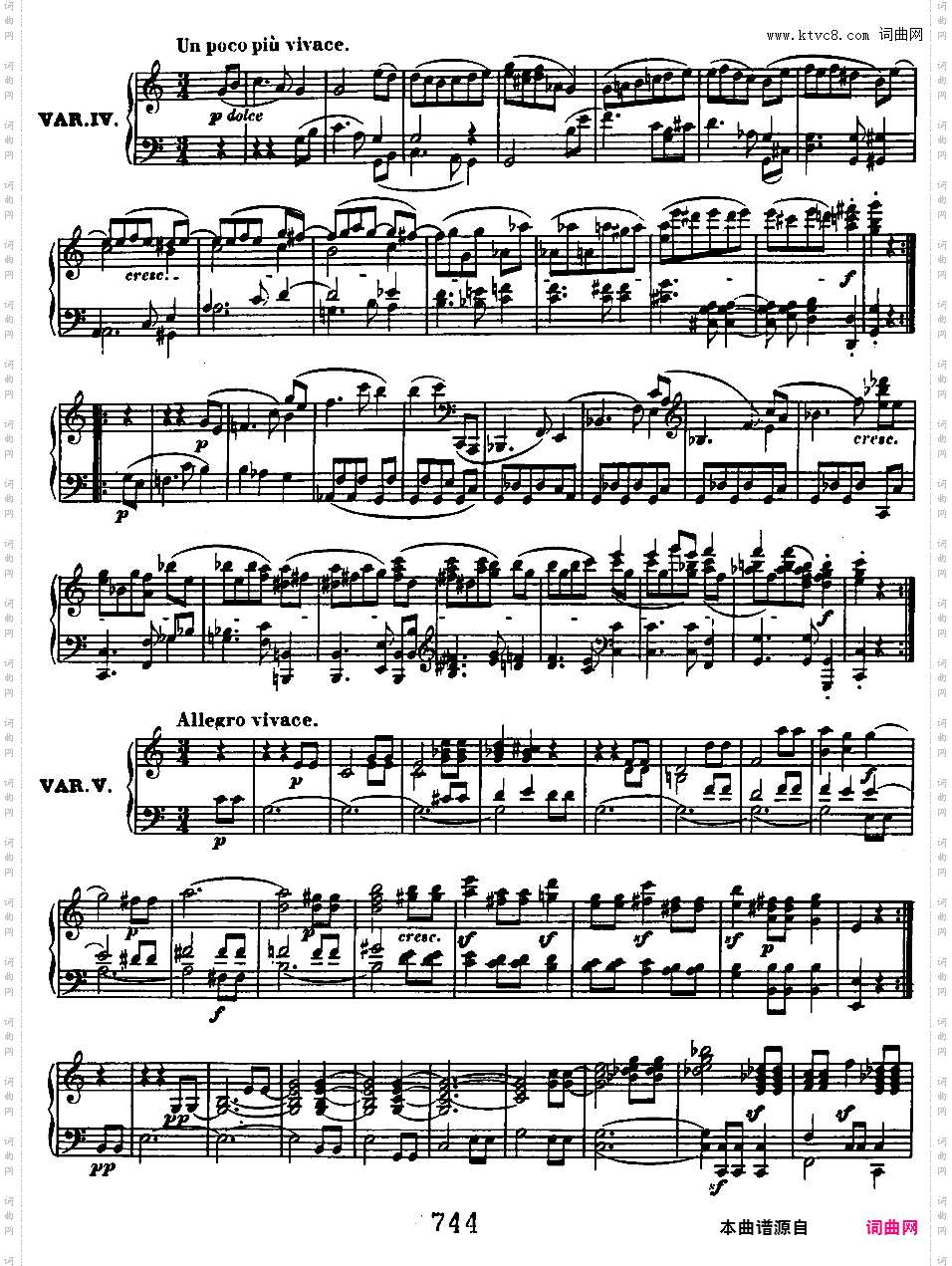 C大调狄亚贝利主题变奏曲 Diabelli Variations Op·120