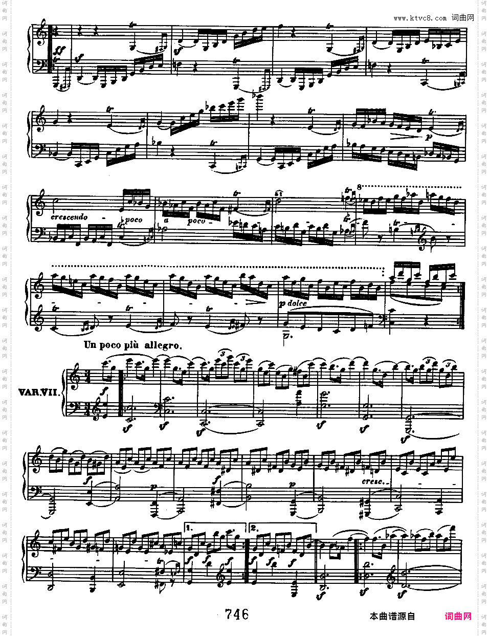 C大调狄亚贝利主题变奏曲 Diabelli Variations Op·120