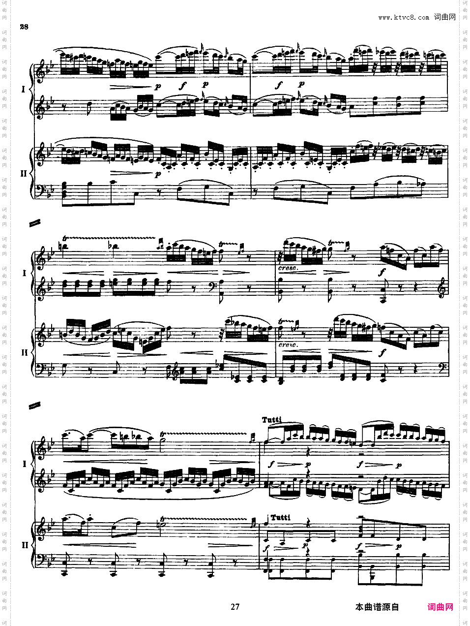 钢琴协奏曲全集 Piano ConcertosMozart - Concerto no 7 K 242 - 2 Piano