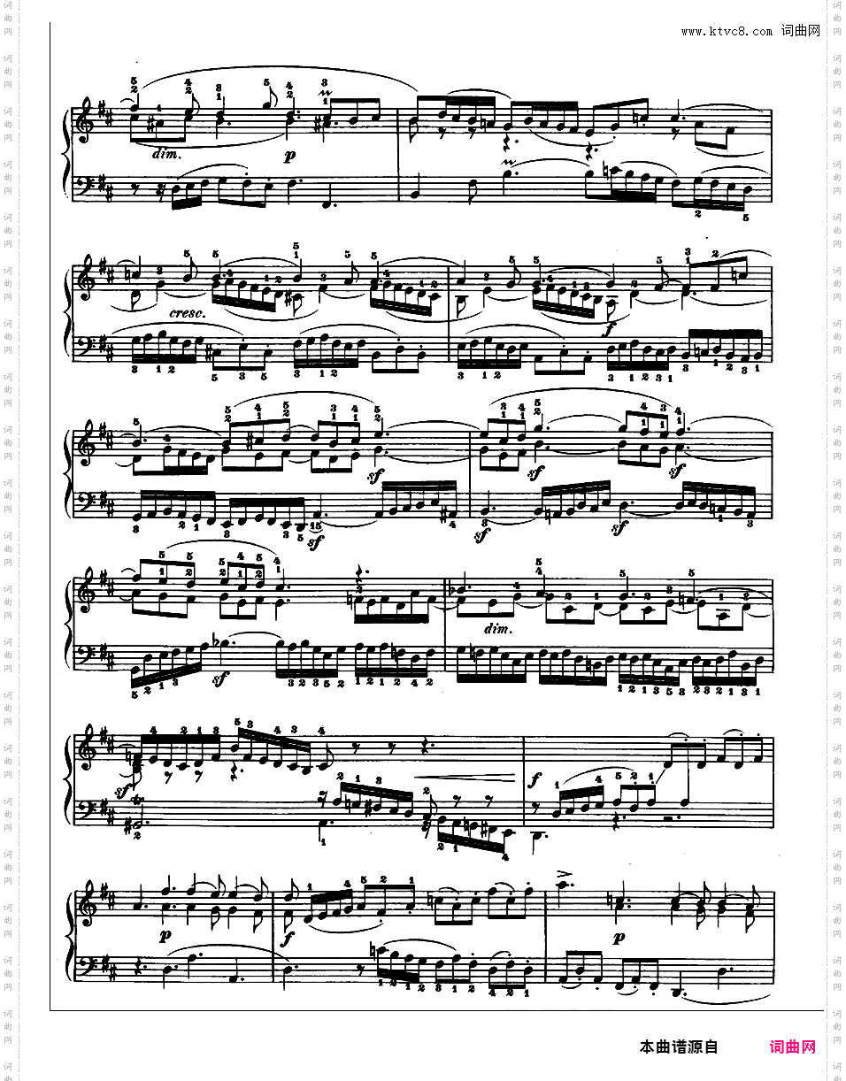 《平均律钢琴曲集第二卷》The Well Tempered ClavierPrelude & Fugue 05