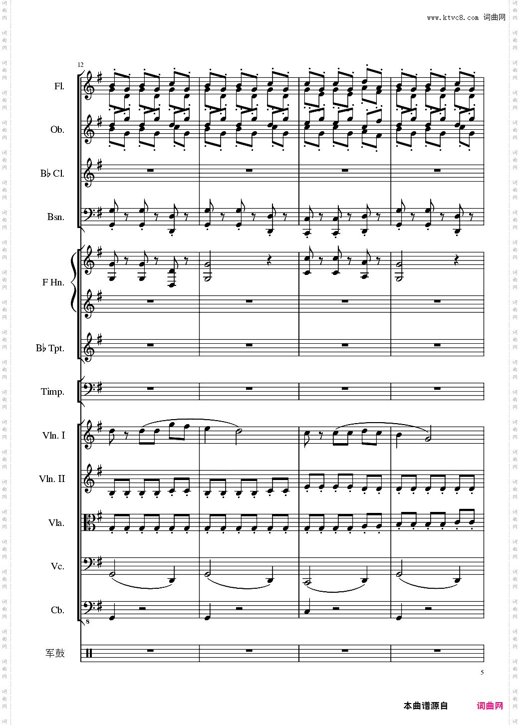 4_Contredanse_for_Chamber_Orchestra,_Op·120 No·4