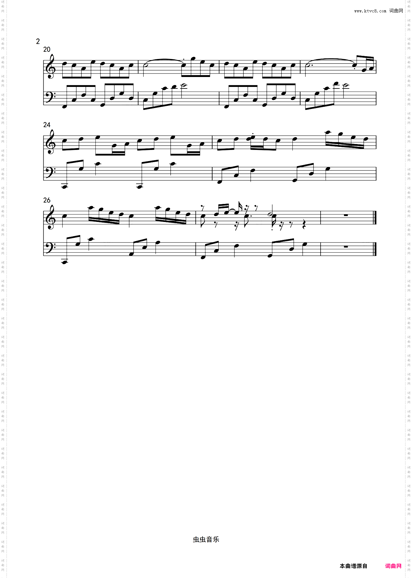 伯虎说-C调完整版-新手好听易学-弹钢琴的余鱼编配-网红热歌-抖音古风bgm