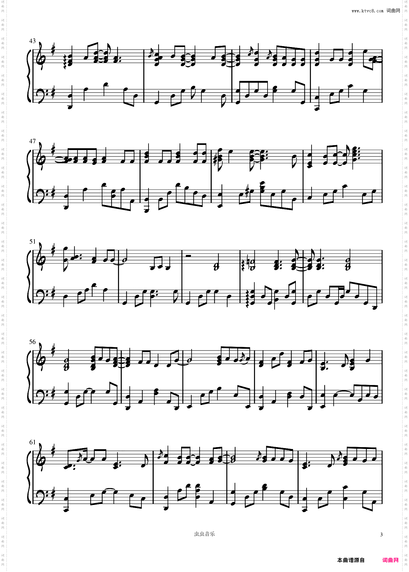 刘大壮《会不会 吉他版》高度还原独奏版 - G调