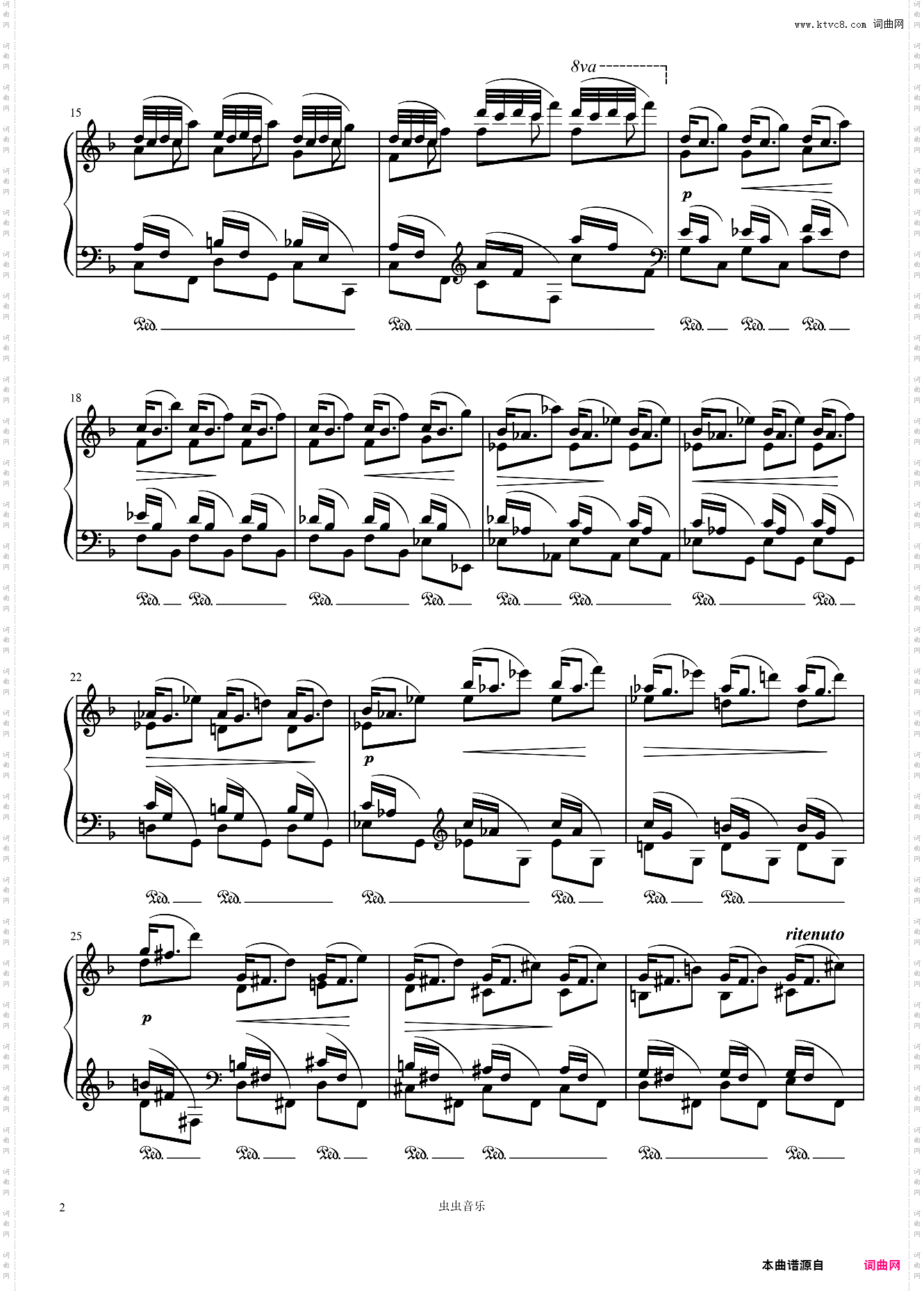 Etudes, Op·25 No·3 in F-Chopin 肖邦练习曲 肖邦F大调练习曲 作品25第3首第3号The Horseman 肖邦骑士练习曲