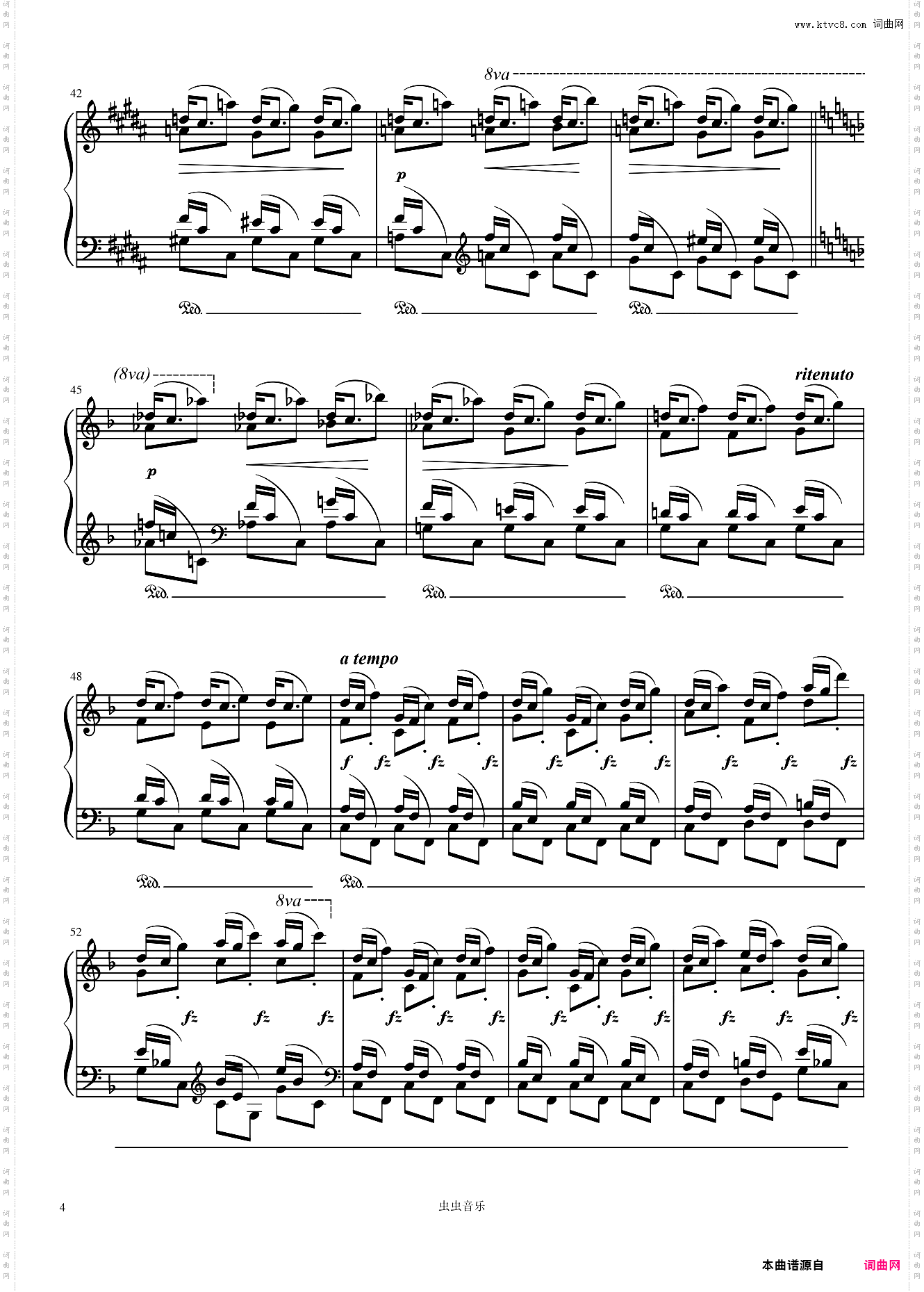 Etudes, Op·25 No·3 in F-Chopin 肖邦练习曲 肖邦F大调练习曲 作品25第3首第3号The Horseman 肖邦骑士练习曲