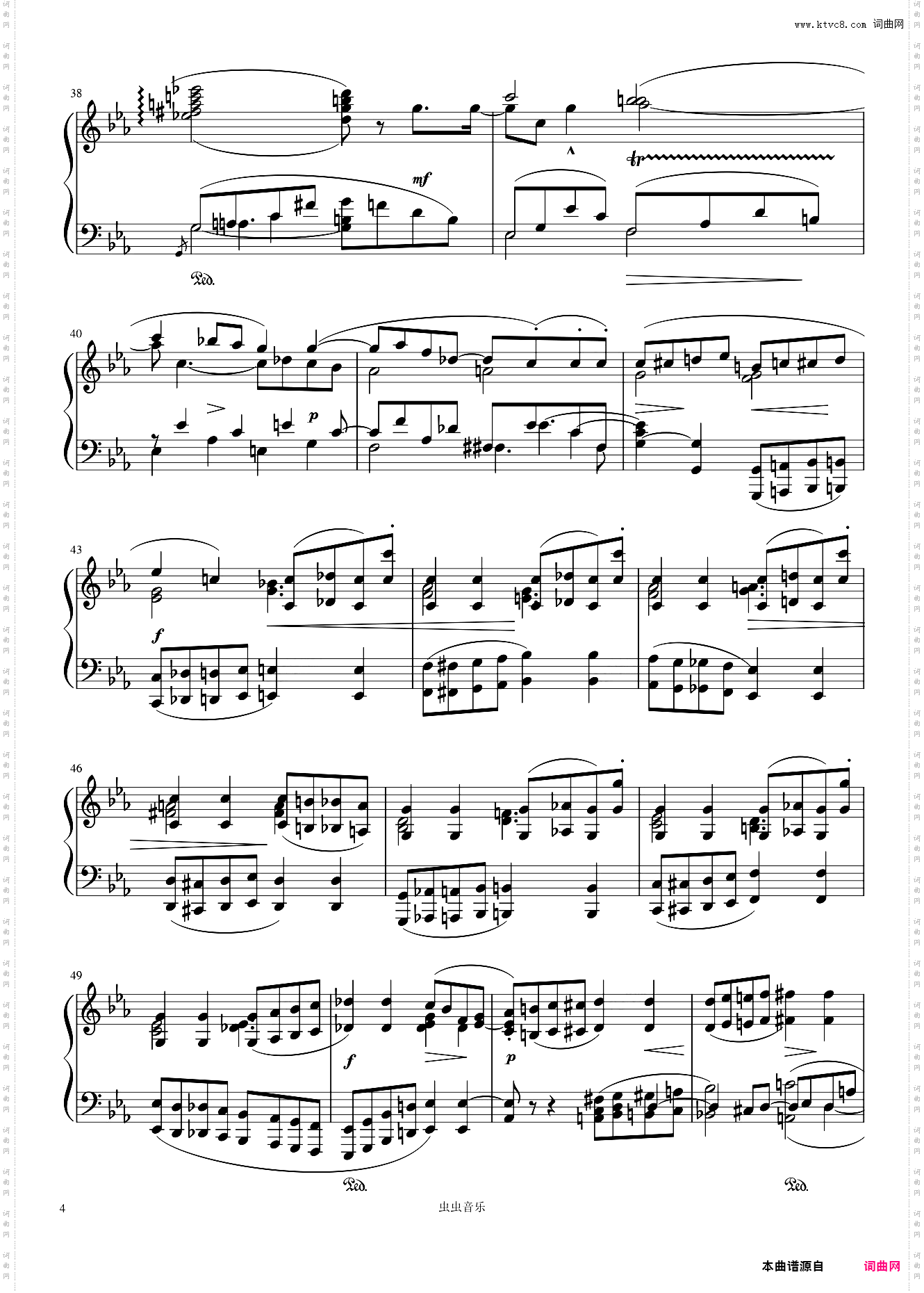 肖邦第一奏鸣曲第一乐章——Op·4-No·1