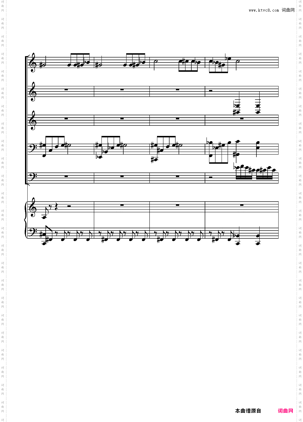Only my railgun【总谱】修改版