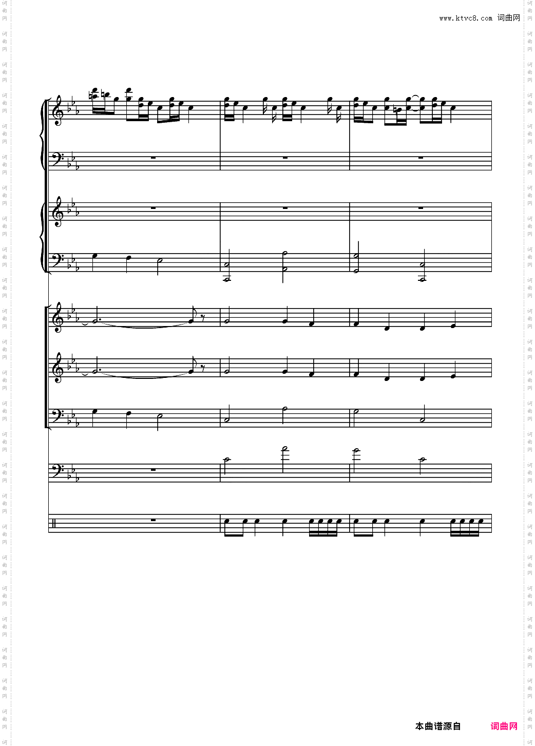 克罗地亚狂想曲【总谱】