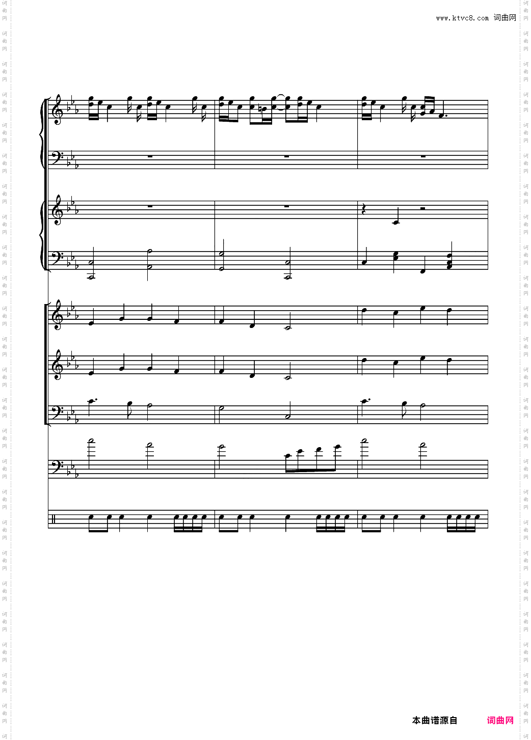 克罗地亚狂想曲【总谱】