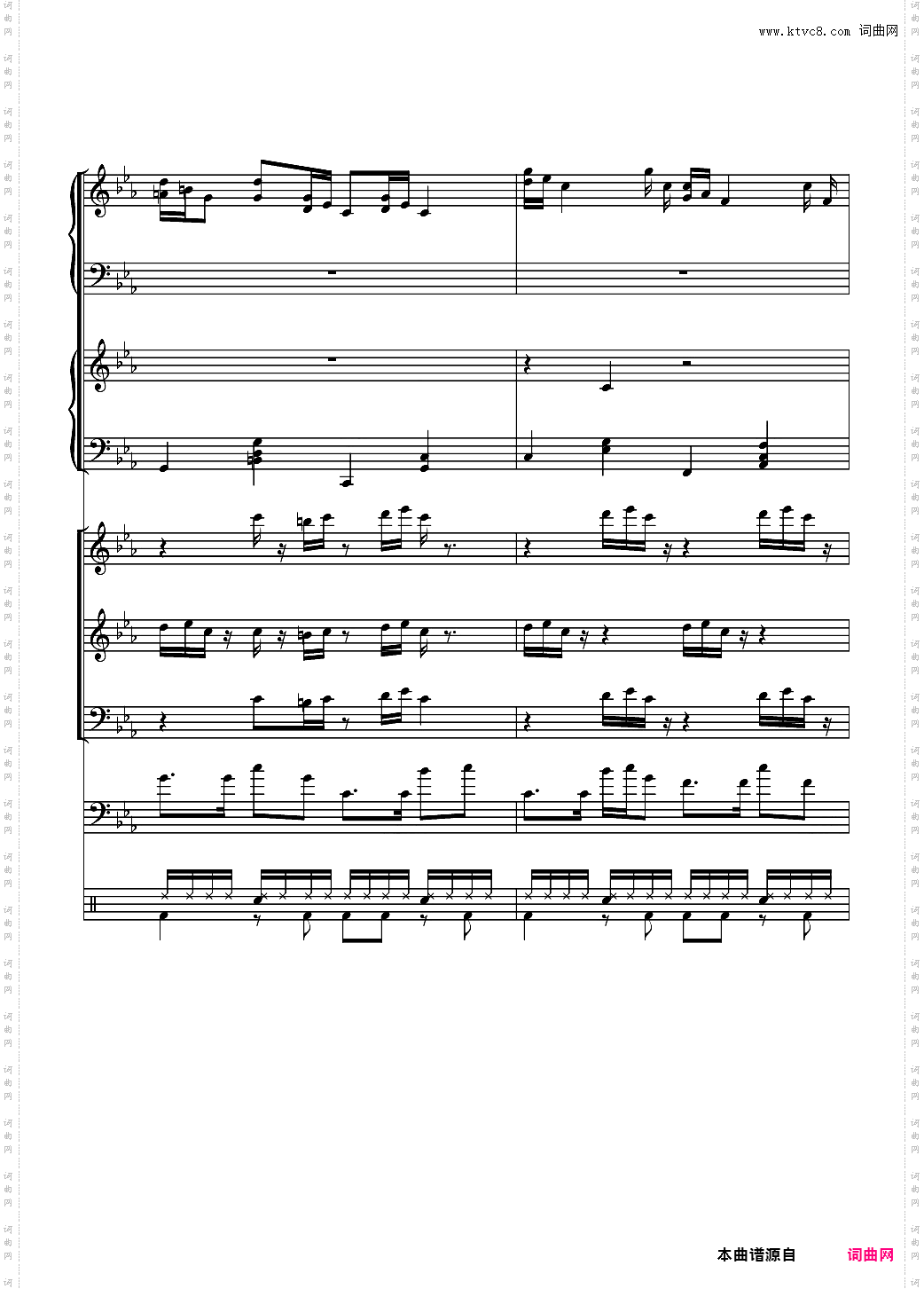 克罗地亚狂想曲【总谱】