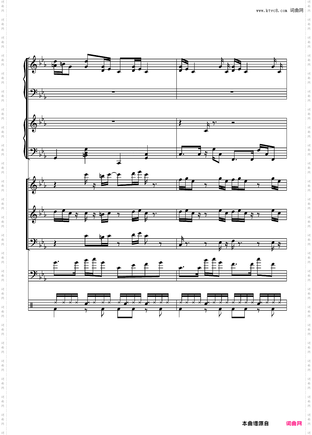 克罗地亚狂想曲【总谱】