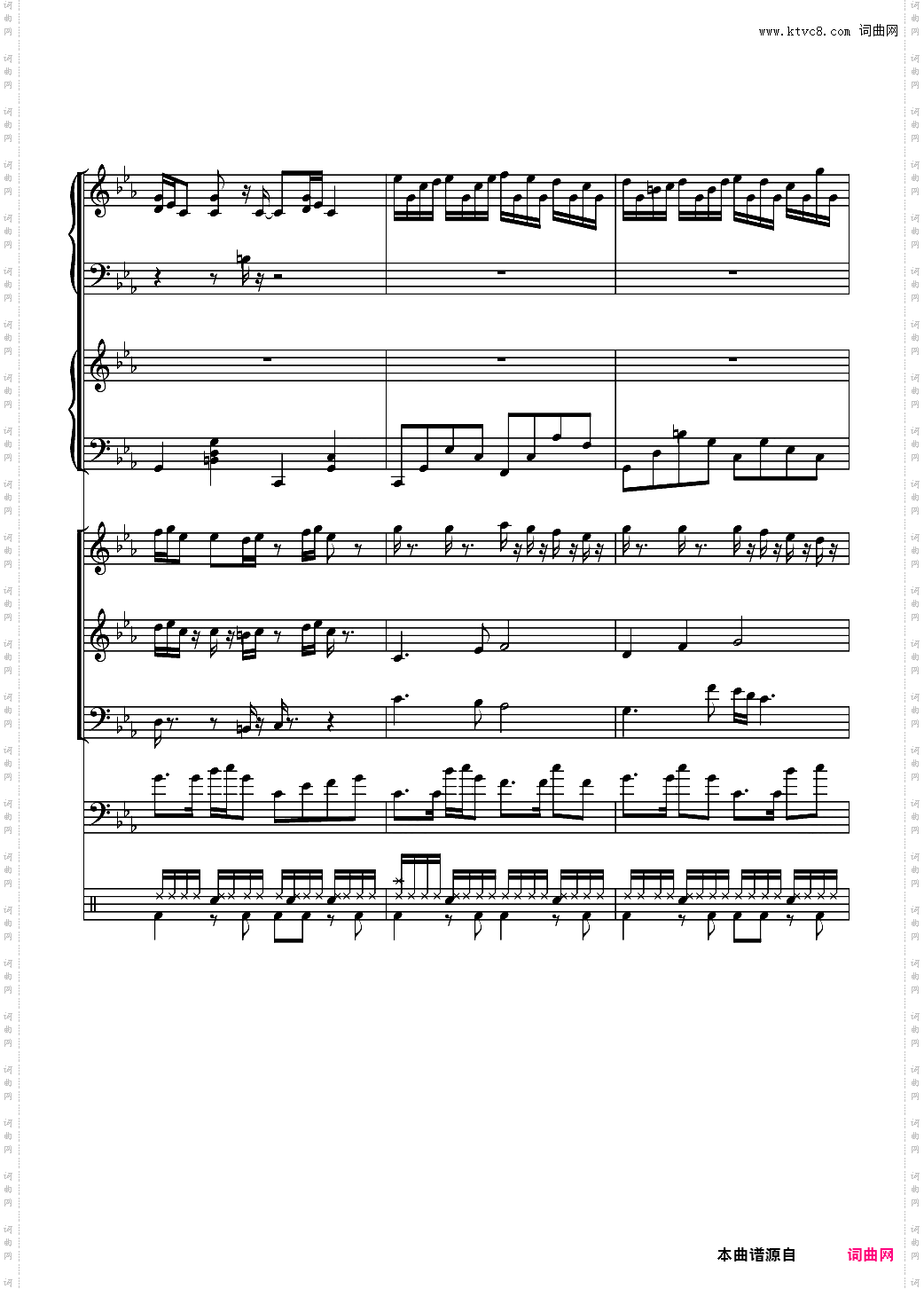 克罗地亚狂想曲【总谱】