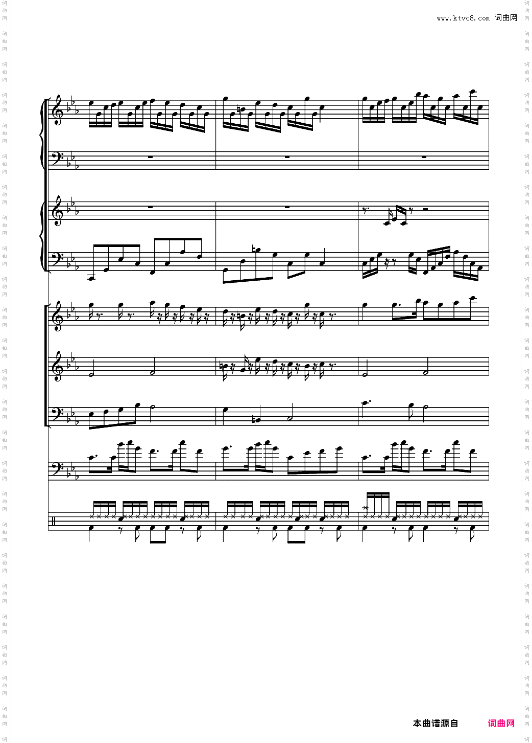 克罗地亚狂想曲【总谱】