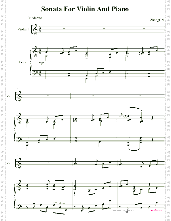 小提琴钢琴奏鸣曲