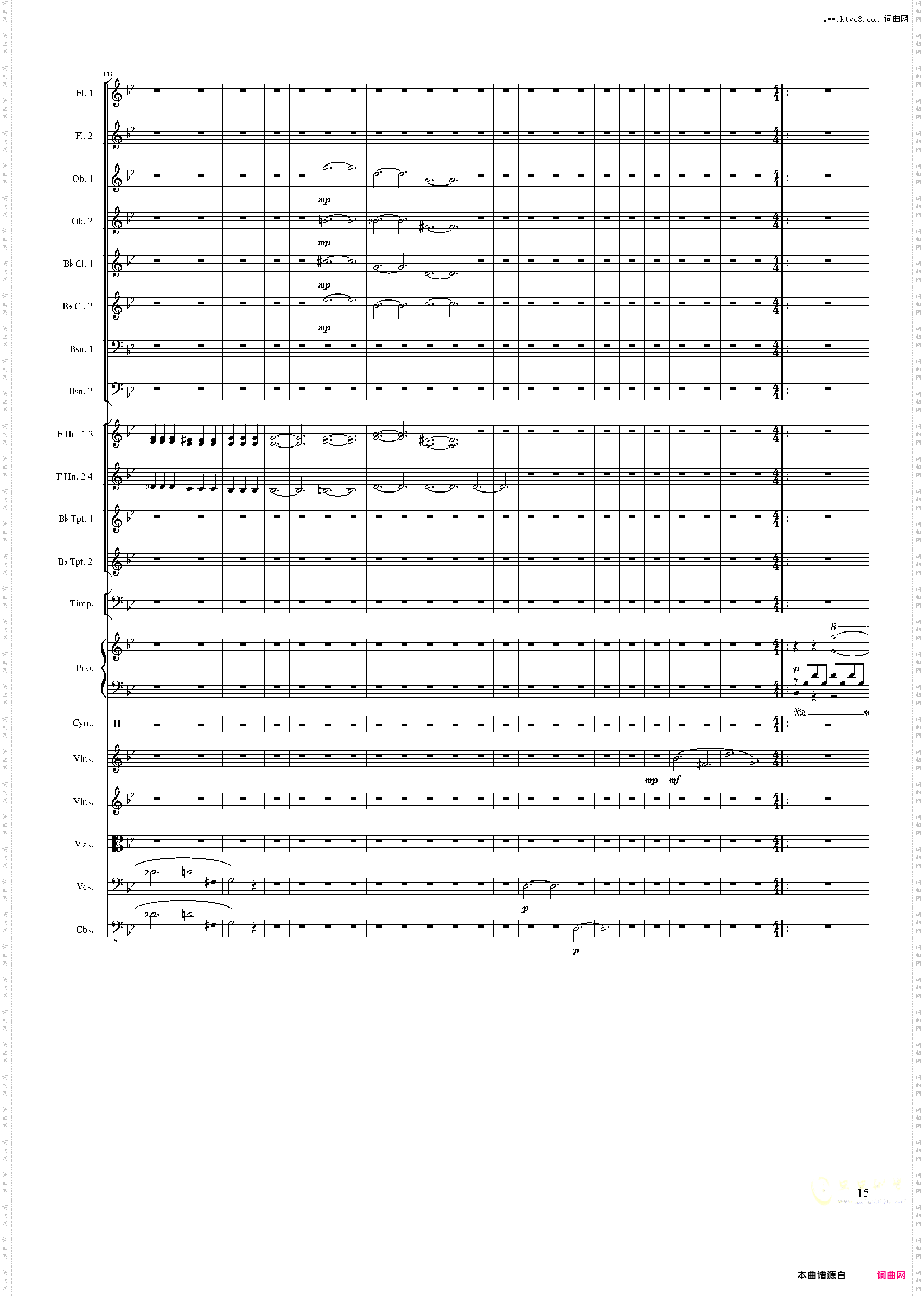 Piano Concerto No·8, Op·123 III·