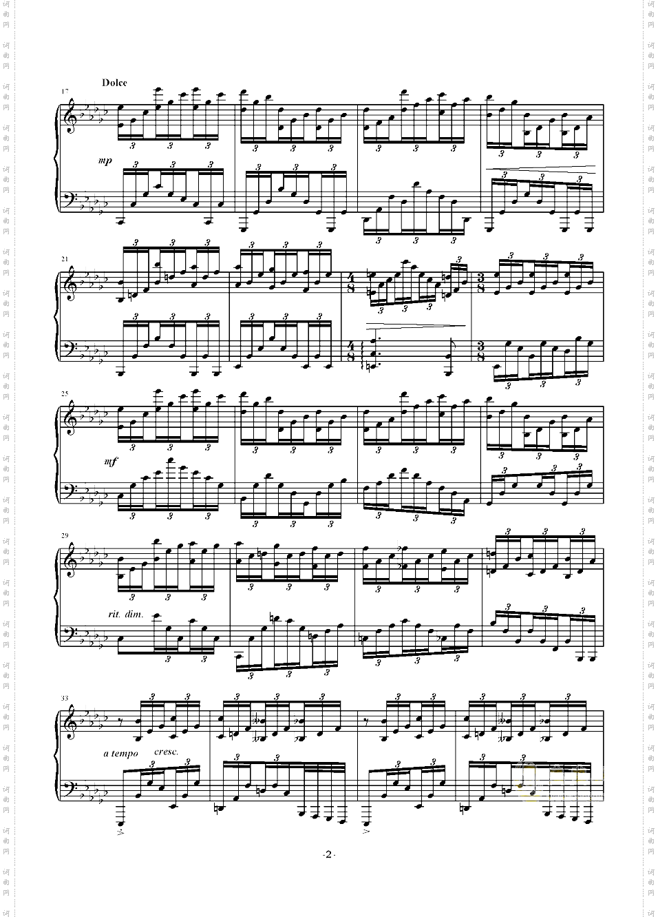 Eb小调即兴曲 Op·20, No·1