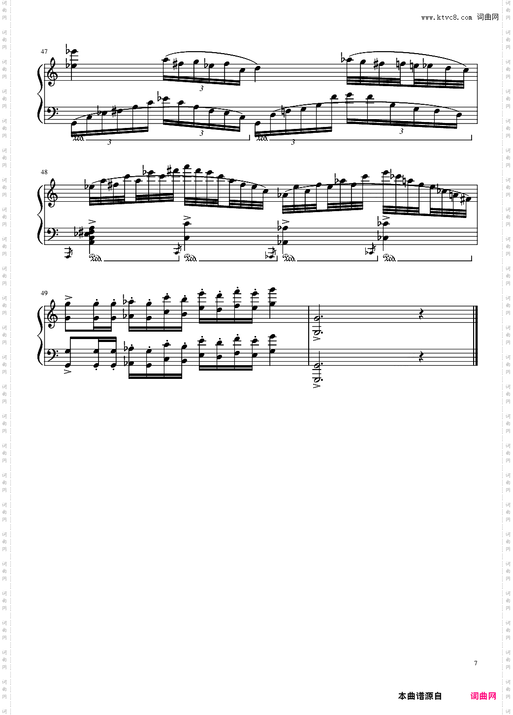 Ballade No·2, Op·93 谱子