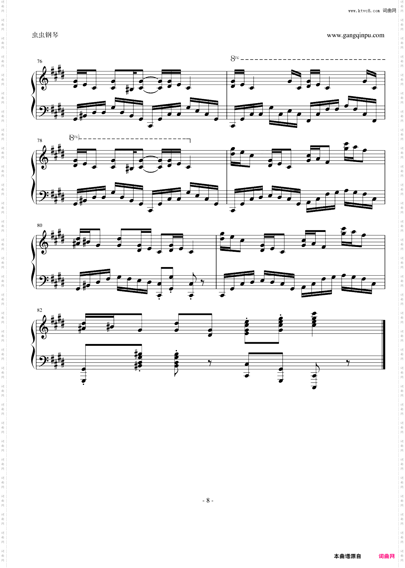 克罗地亚狂想曲改编独奏版