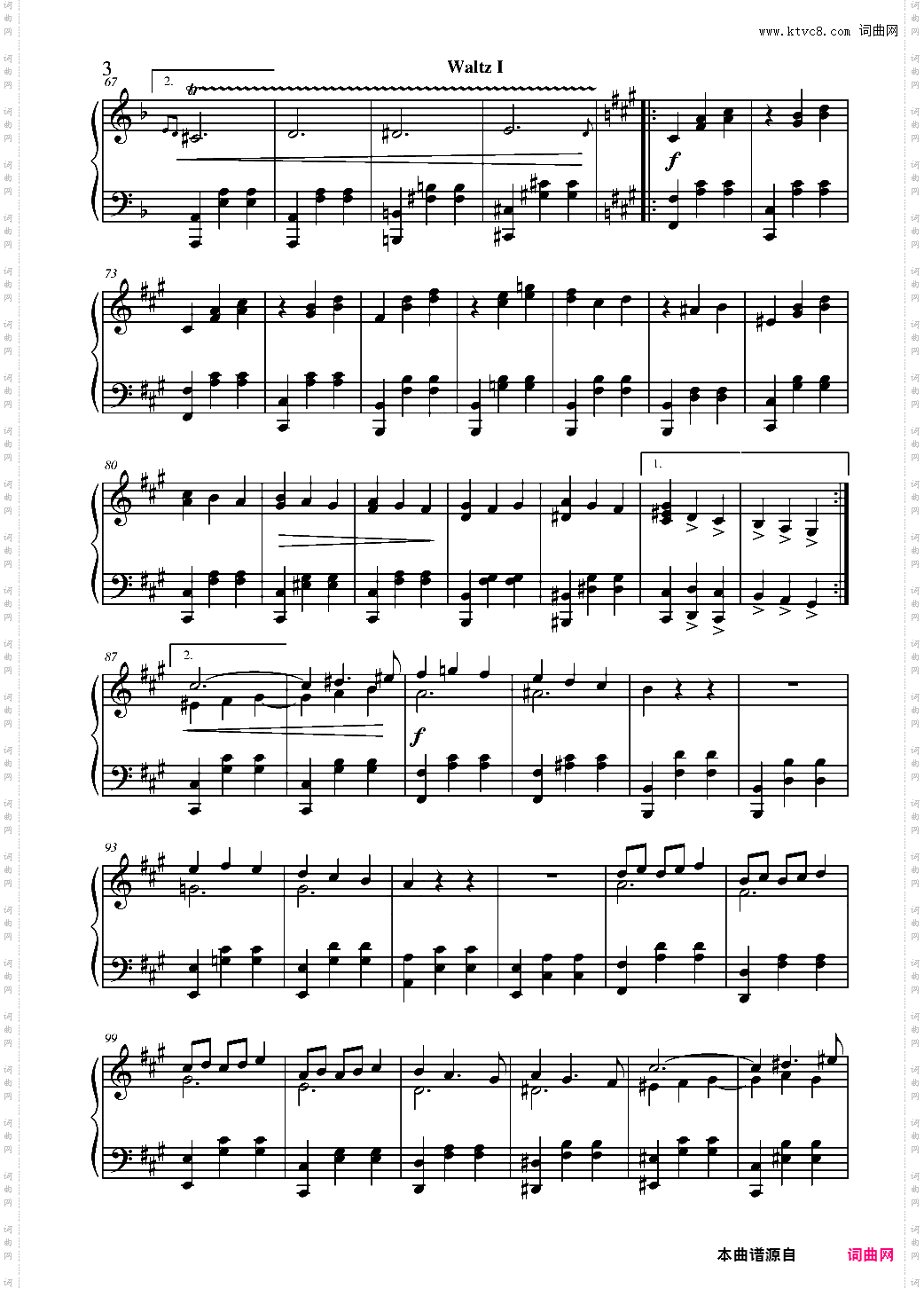 即兴圆舞曲1号