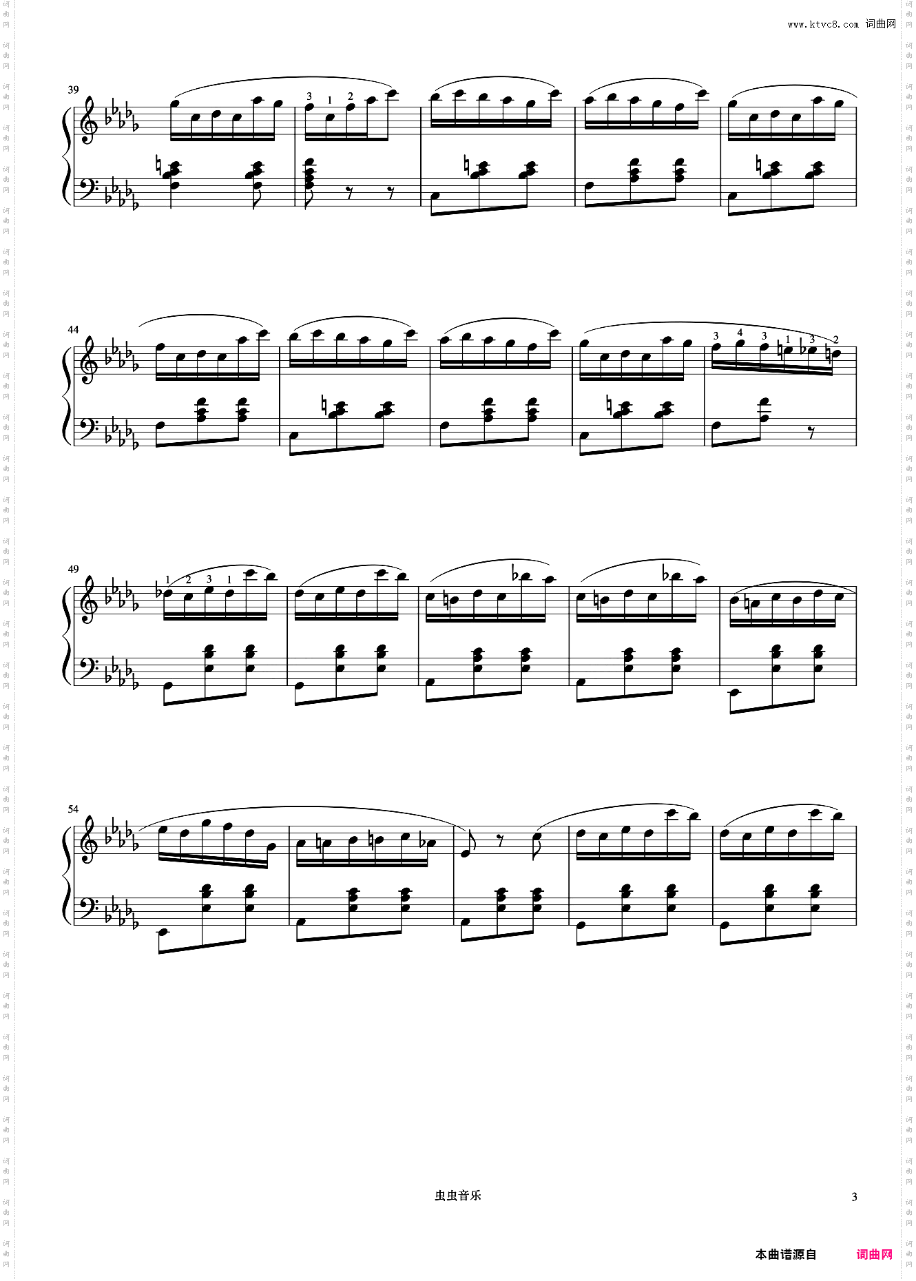 圆舞曲遗作3《肖邦圆舞曲集》