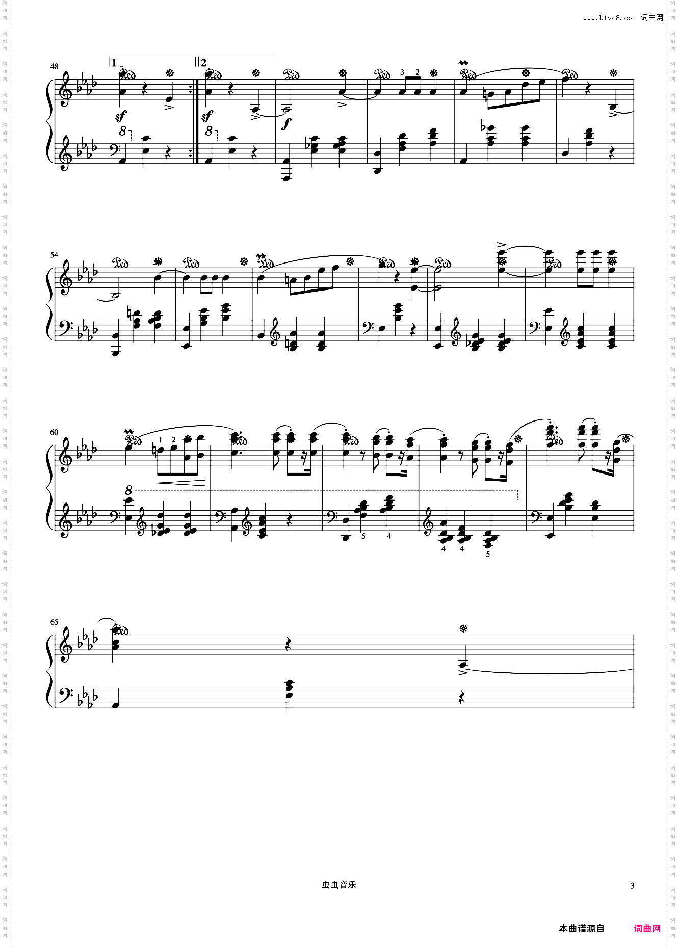 圆舞曲 Op·34 No·1《肖邦圆舞曲集》