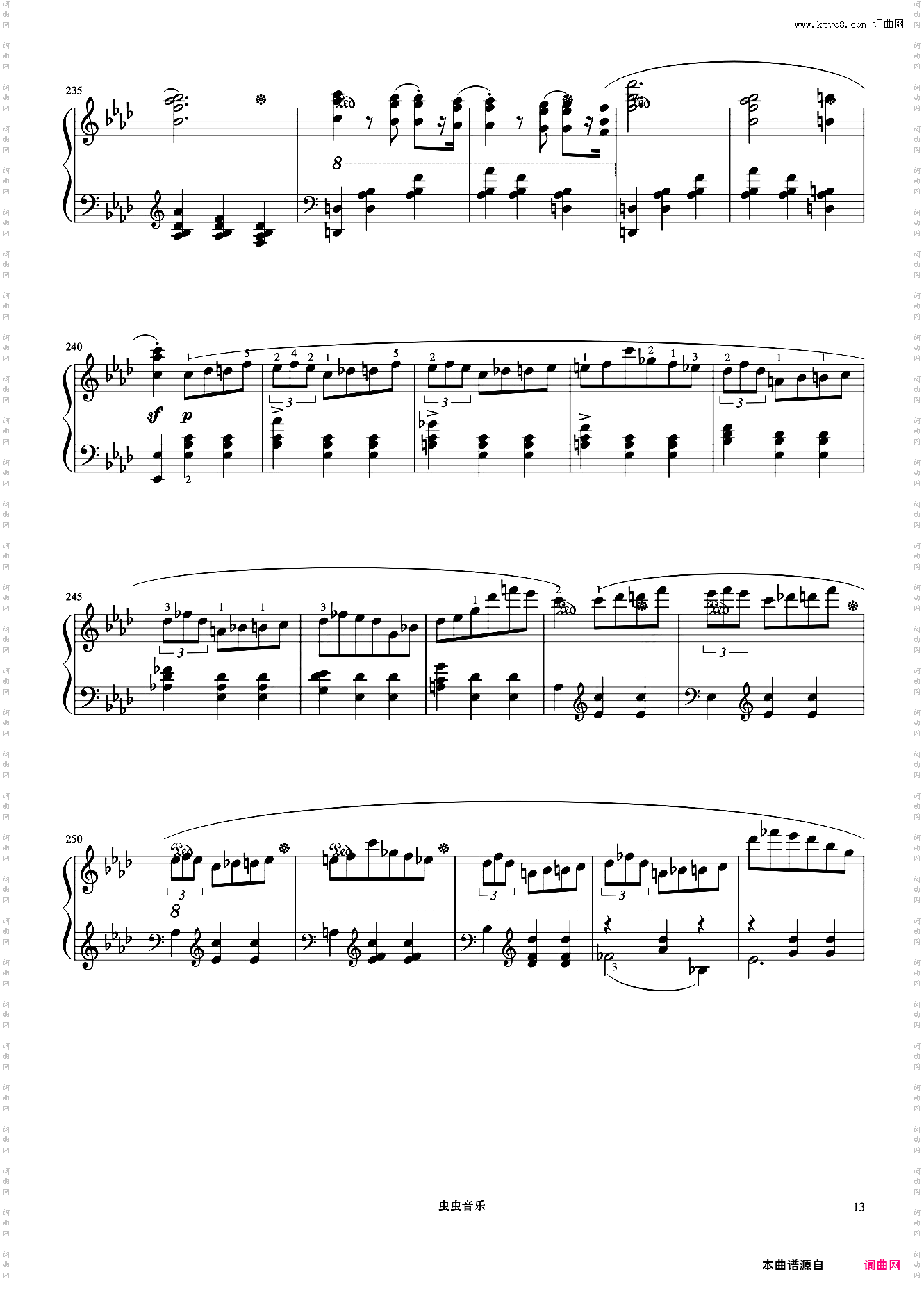 圆舞曲 Op·34 No·1《肖邦圆舞曲集》