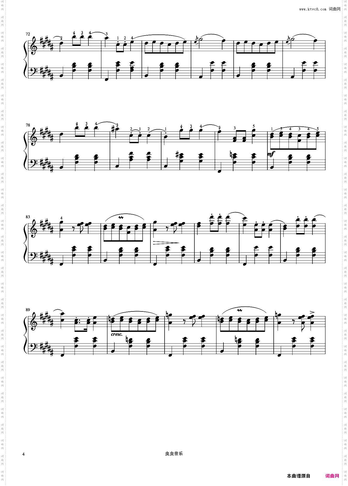 圆舞曲 Op·69 No·2 BIS《肖邦圆舞曲集》