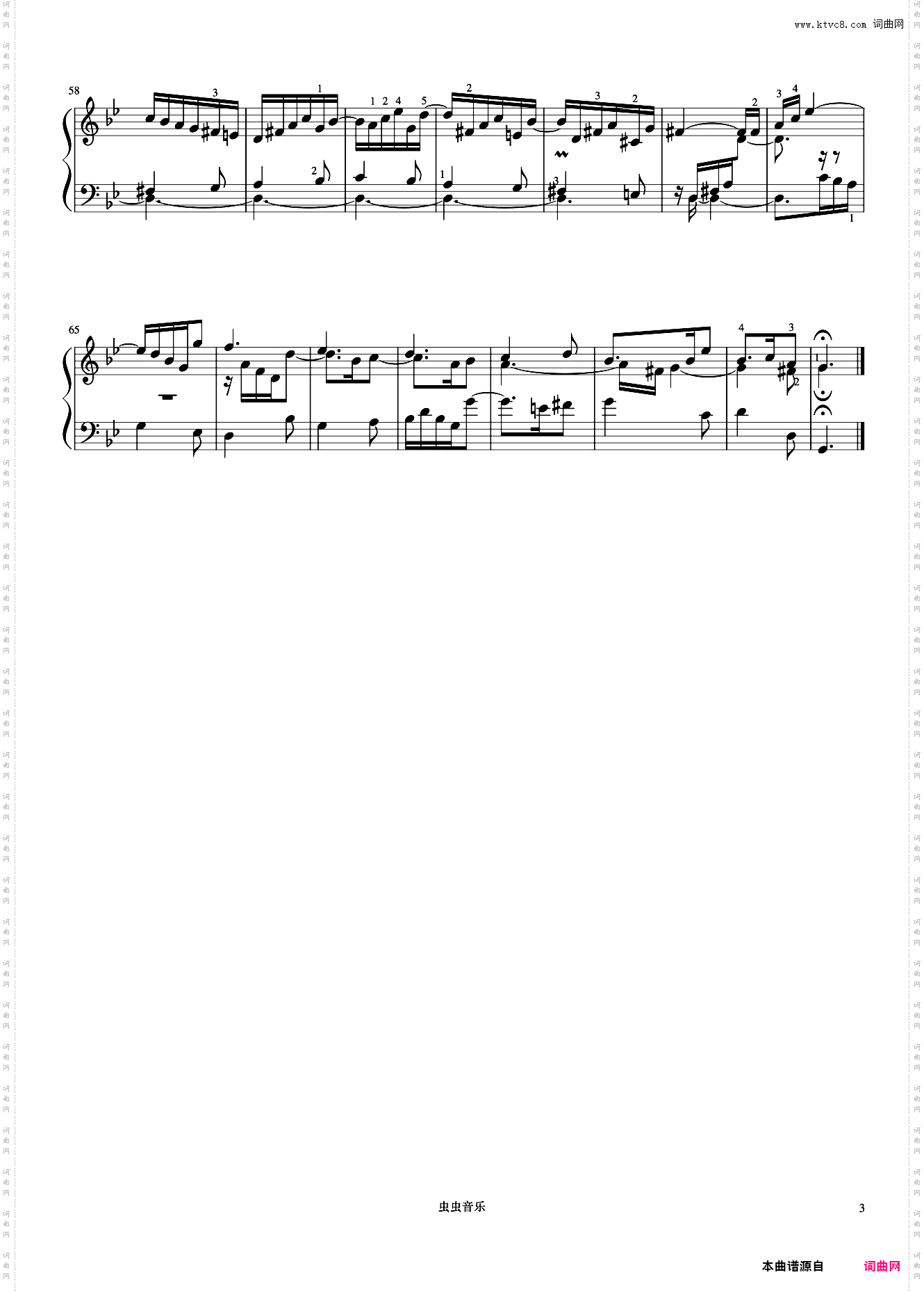 6级 G小调三部创意曲《英皇钢琴考级曲目2015-2016》