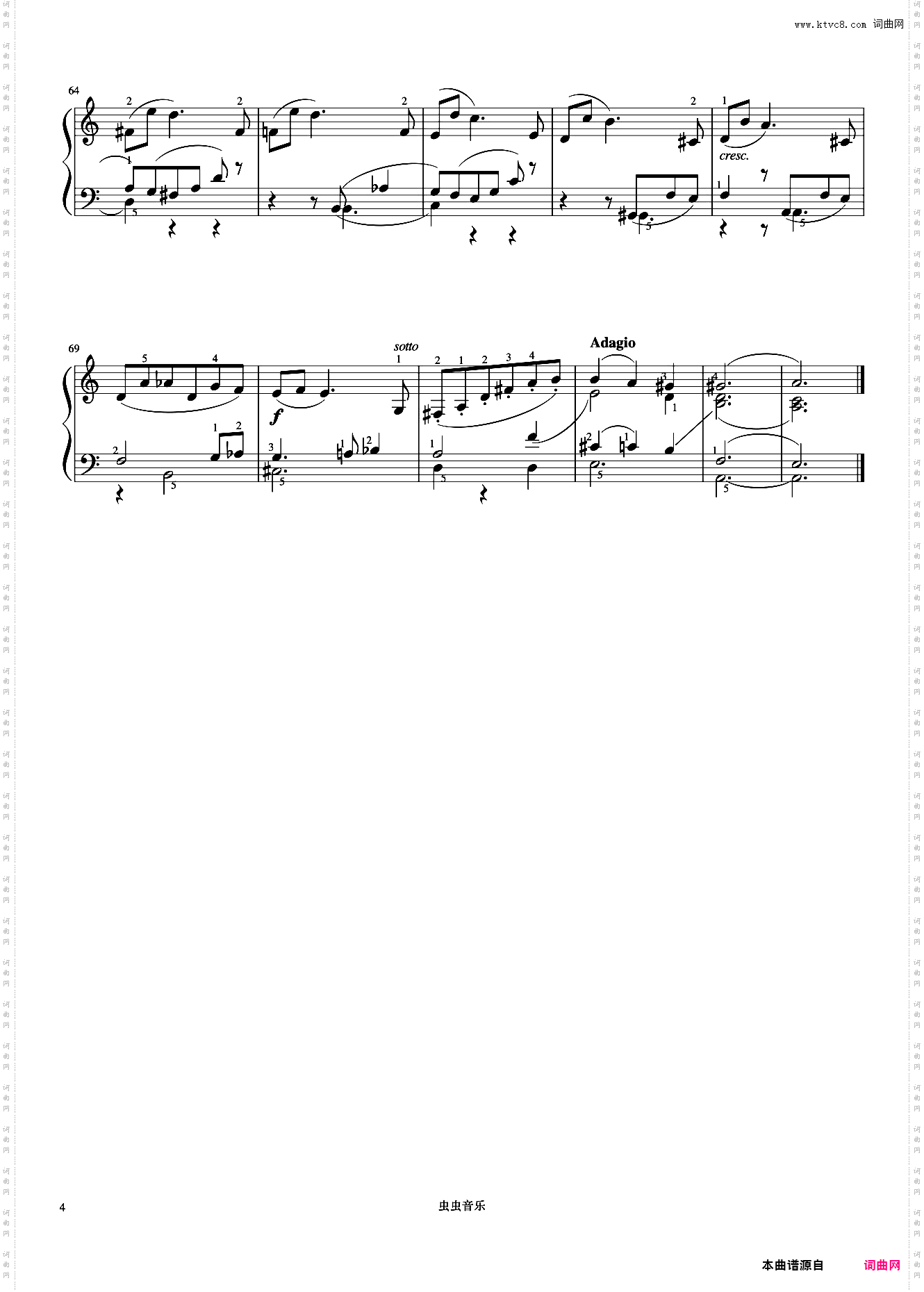 7级 A大调赋格《英皇钢琴考级曲目2015-2016》