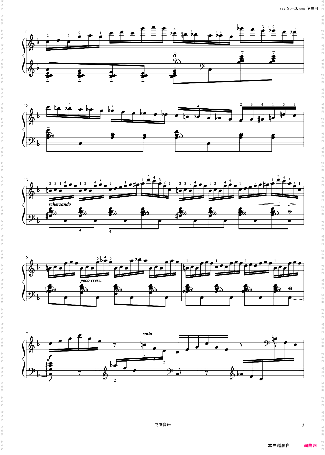 8级 练习曲No·6《中央院钢琴考级曲目 7-9级》