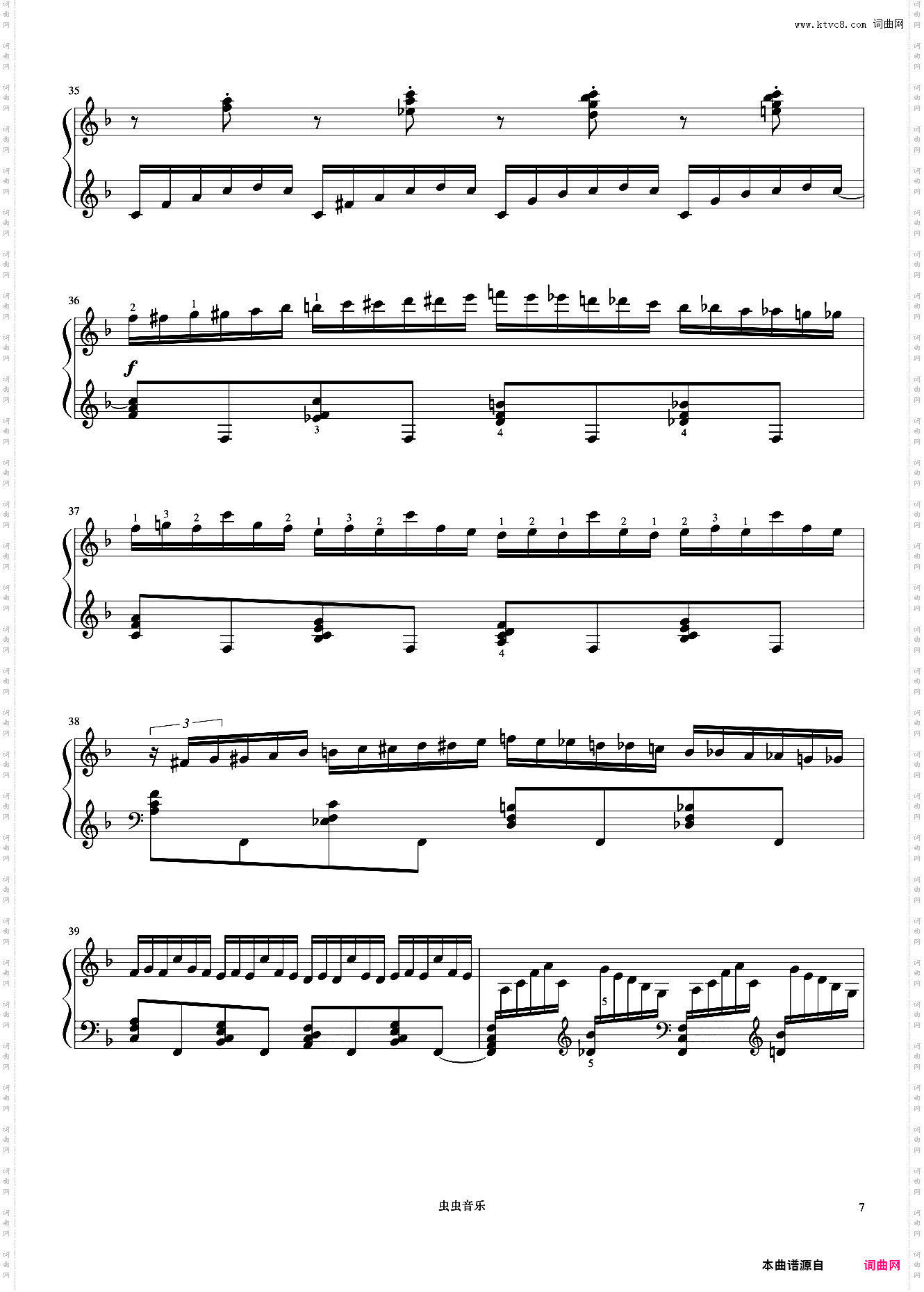 8级 练习曲No·6《中央院钢琴考级曲目 7-9级》