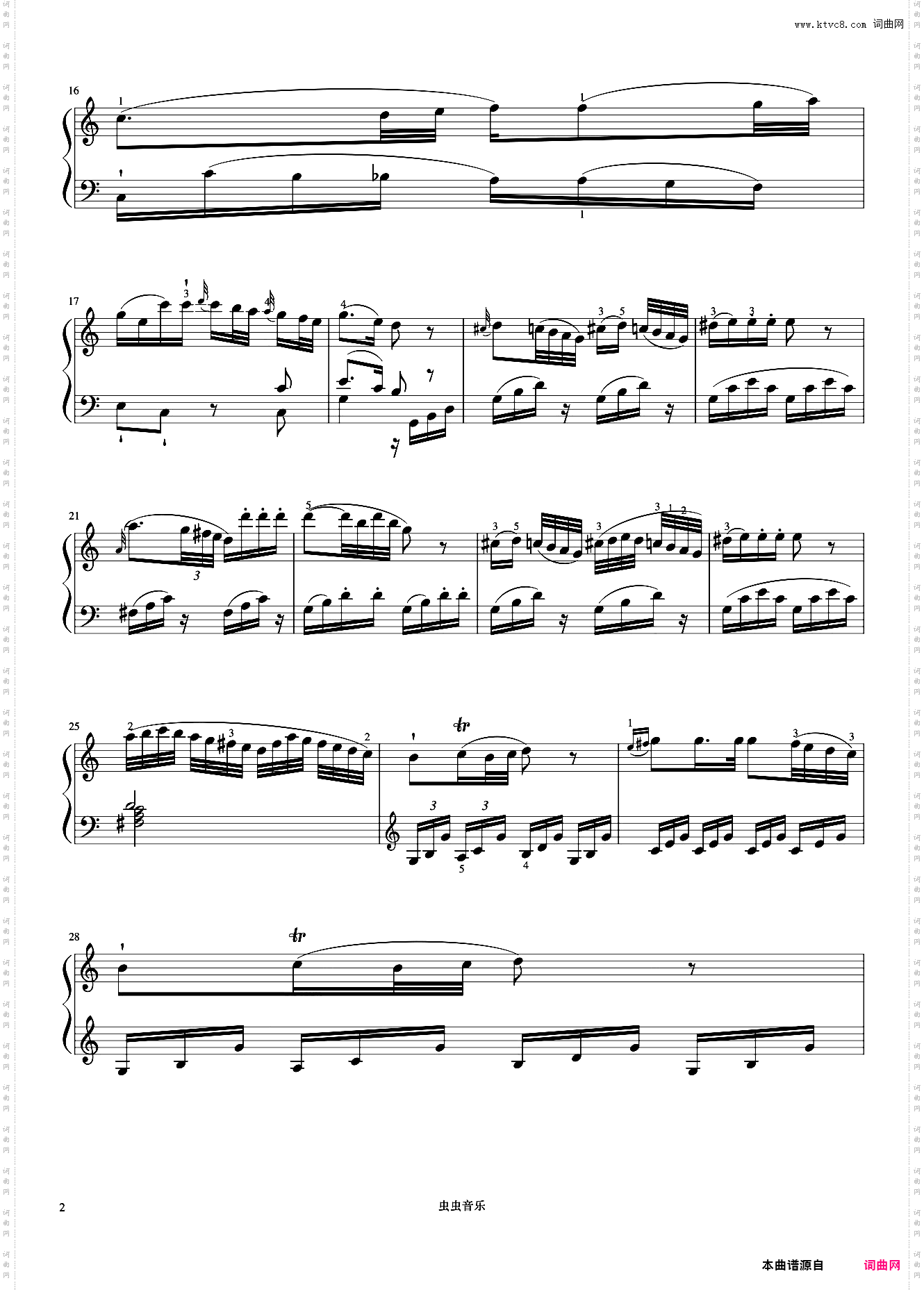 8级 C大调奏鸣曲 第一乐章《中央院钢琴考级曲目 7-9级》