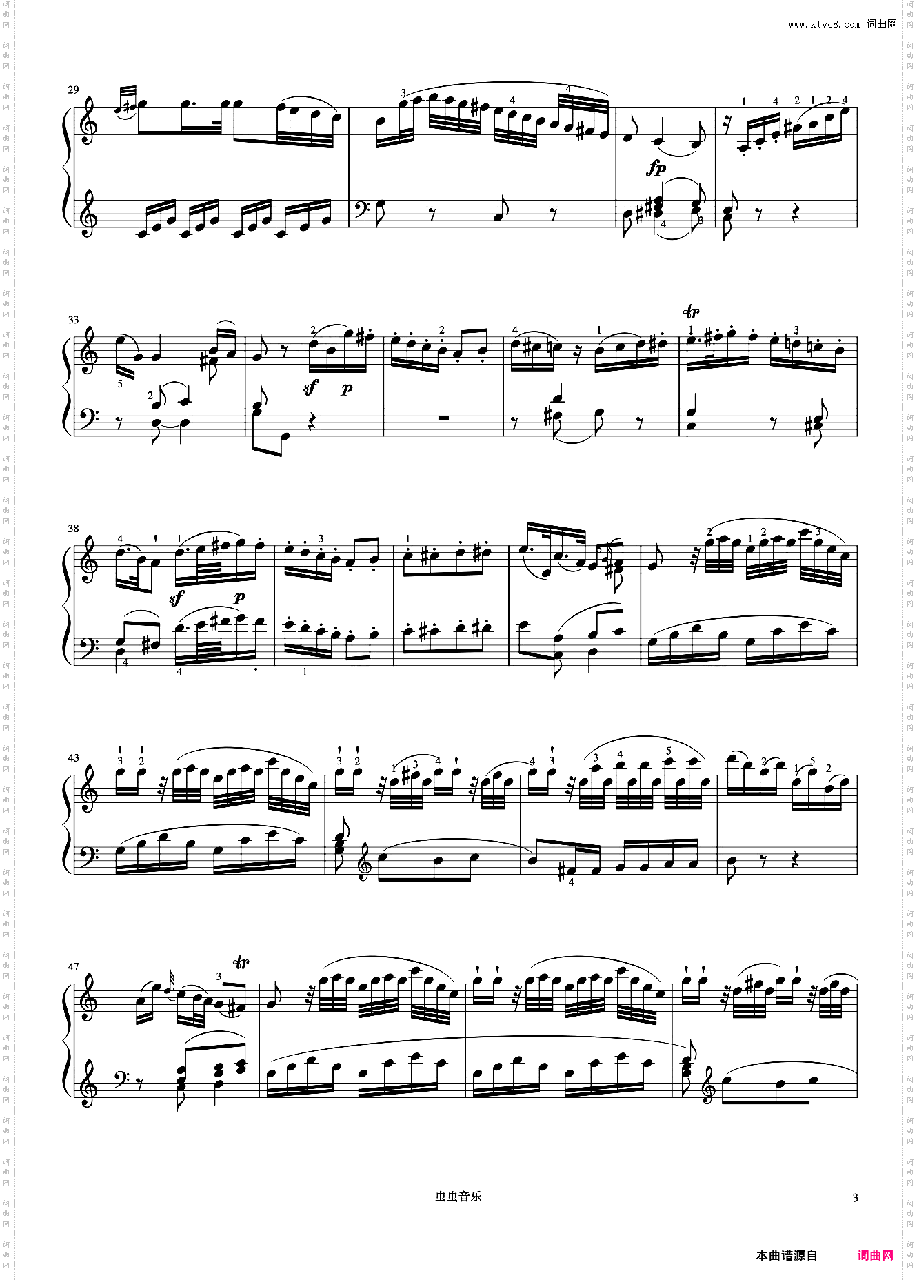 8级 C大调奏鸣曲 第一乐章《中央院钢琴考级曲目 7-9级》