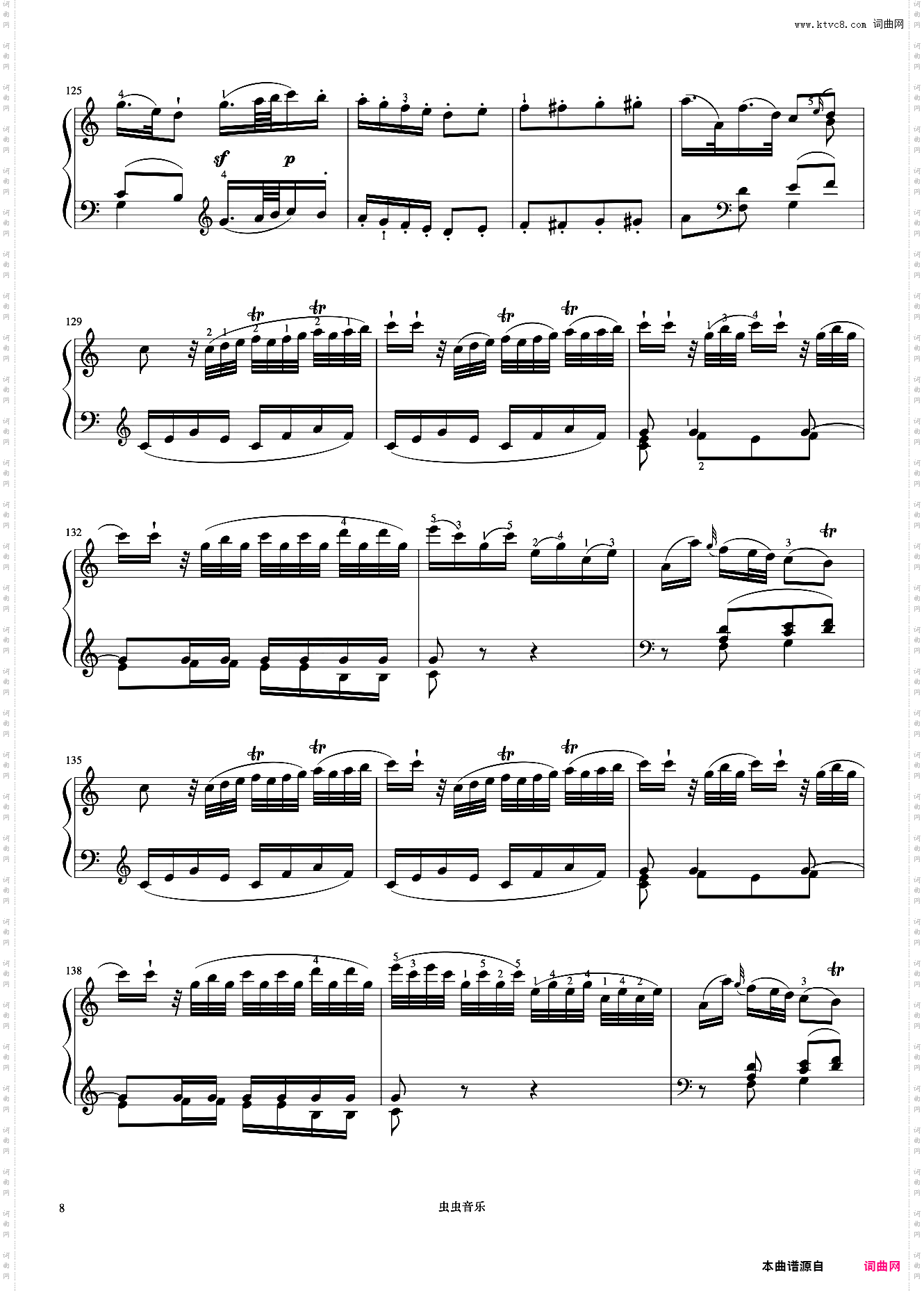 8级 C大调奏鸣曲 第一乐章《中央院钢琴考级曲目 7-9级》