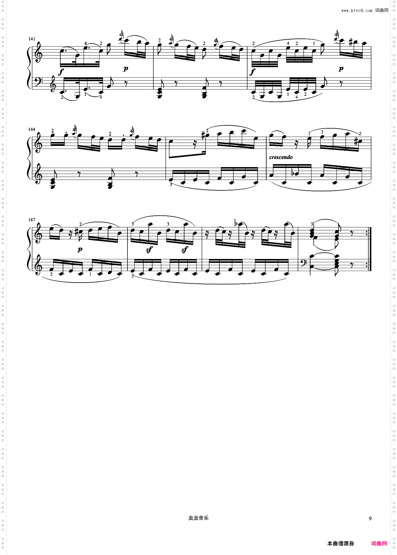 8级 C大调奏鸣曲 第一乐章《中央院钢琴考级曲目 7-9级》