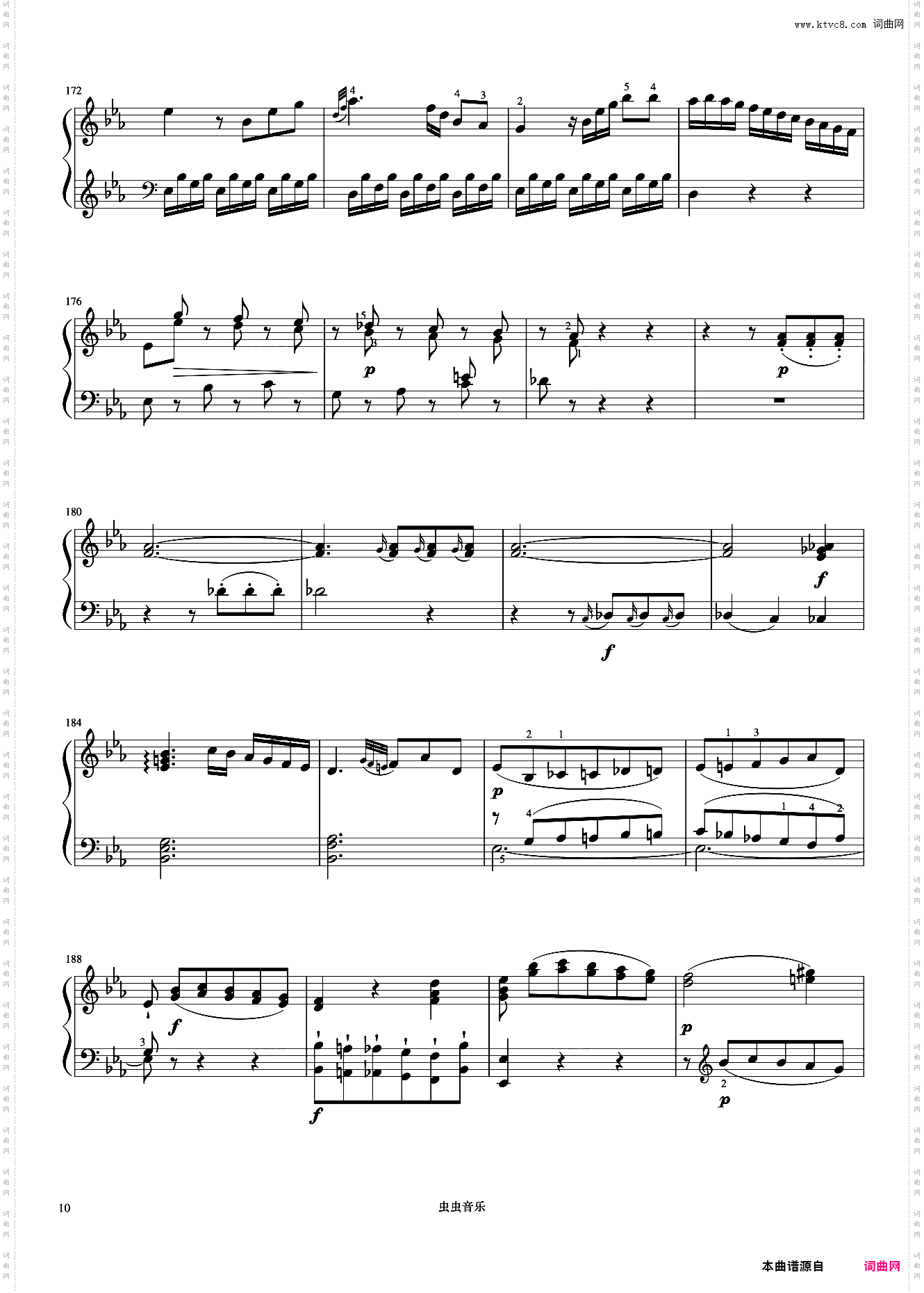 8级 降E大调奏鸣曲 第一乐章《中央院钢琴考级曲目 7-9级》