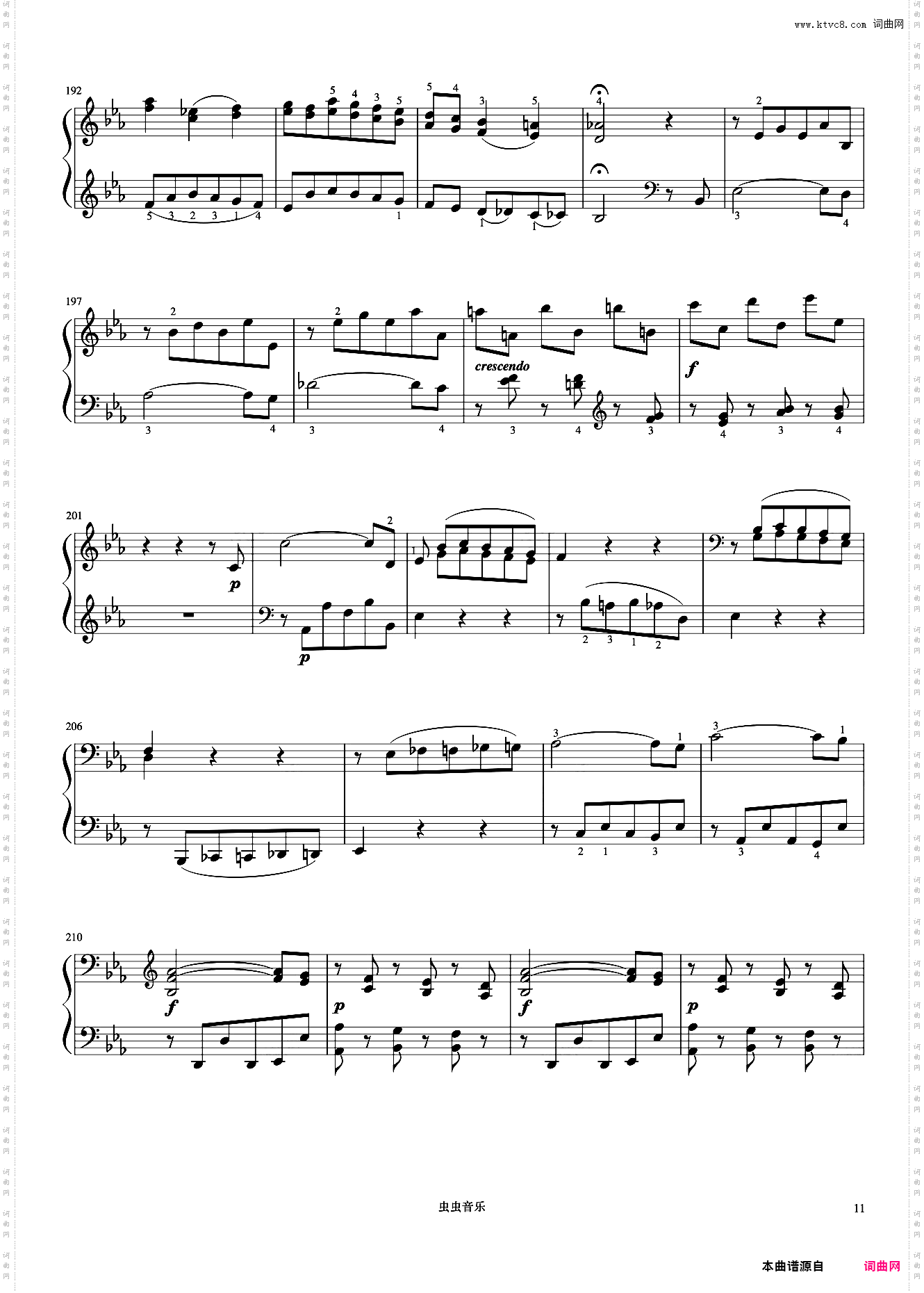 8级 降E大调奏鸣曲 第一乐章《中央院钢琴考级曲目 7-9级》