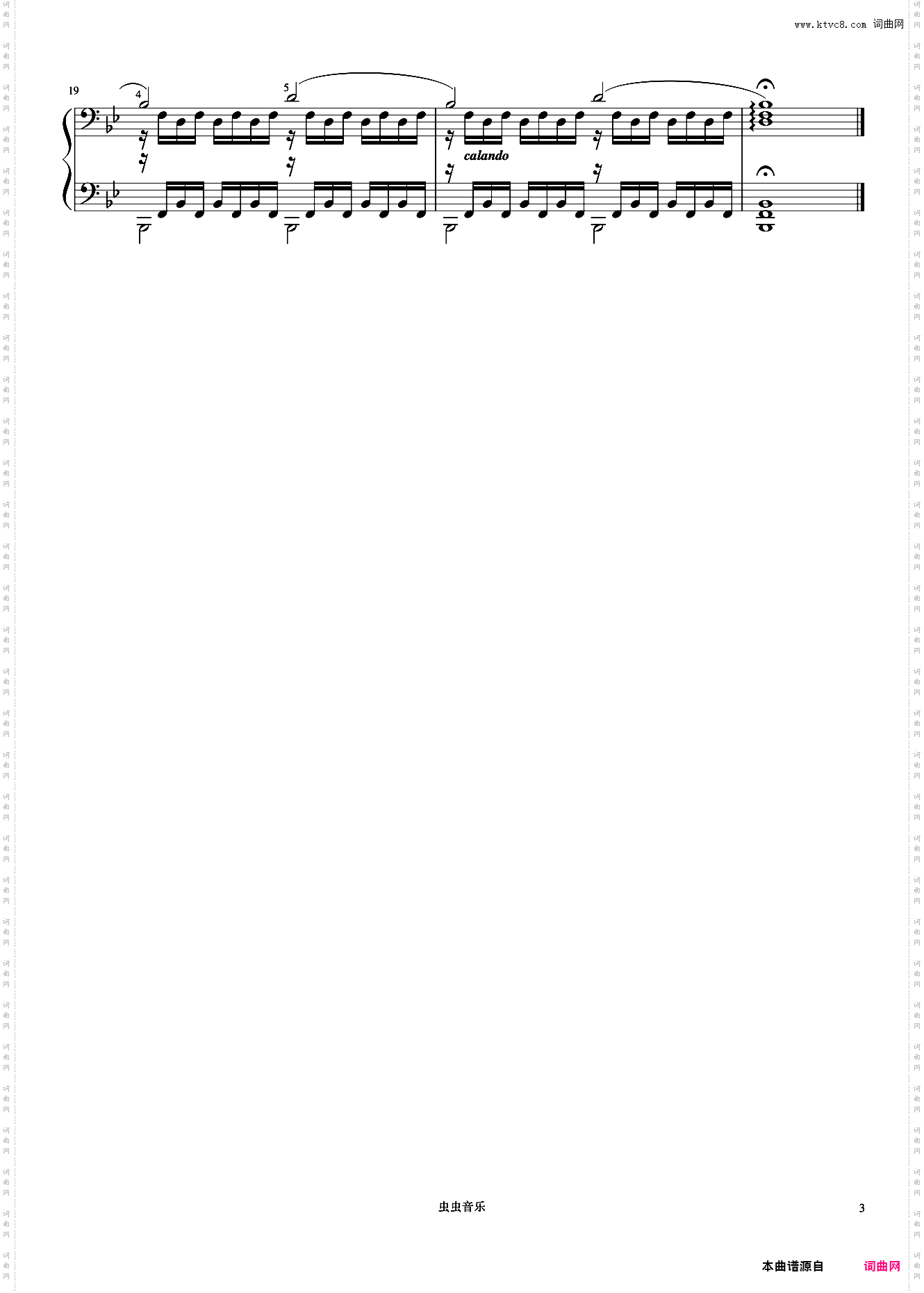 7级 旋律与伴奏练习曲 Op·299 No·27《音协钢琴考级曲目 6-8级》