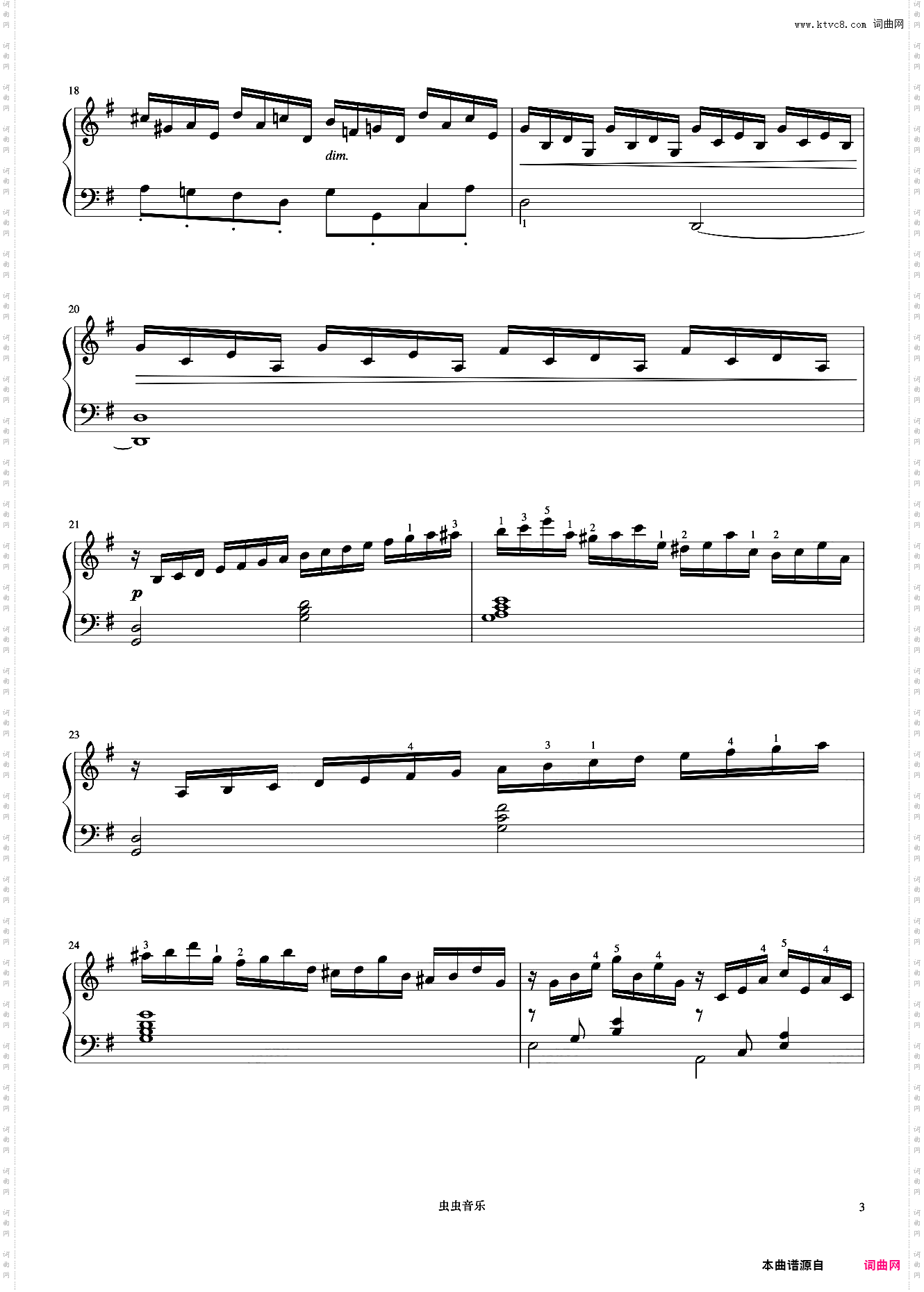 8级 小型练习曲Op·91 No·7《音协钢琴考级曲目 6-8级》