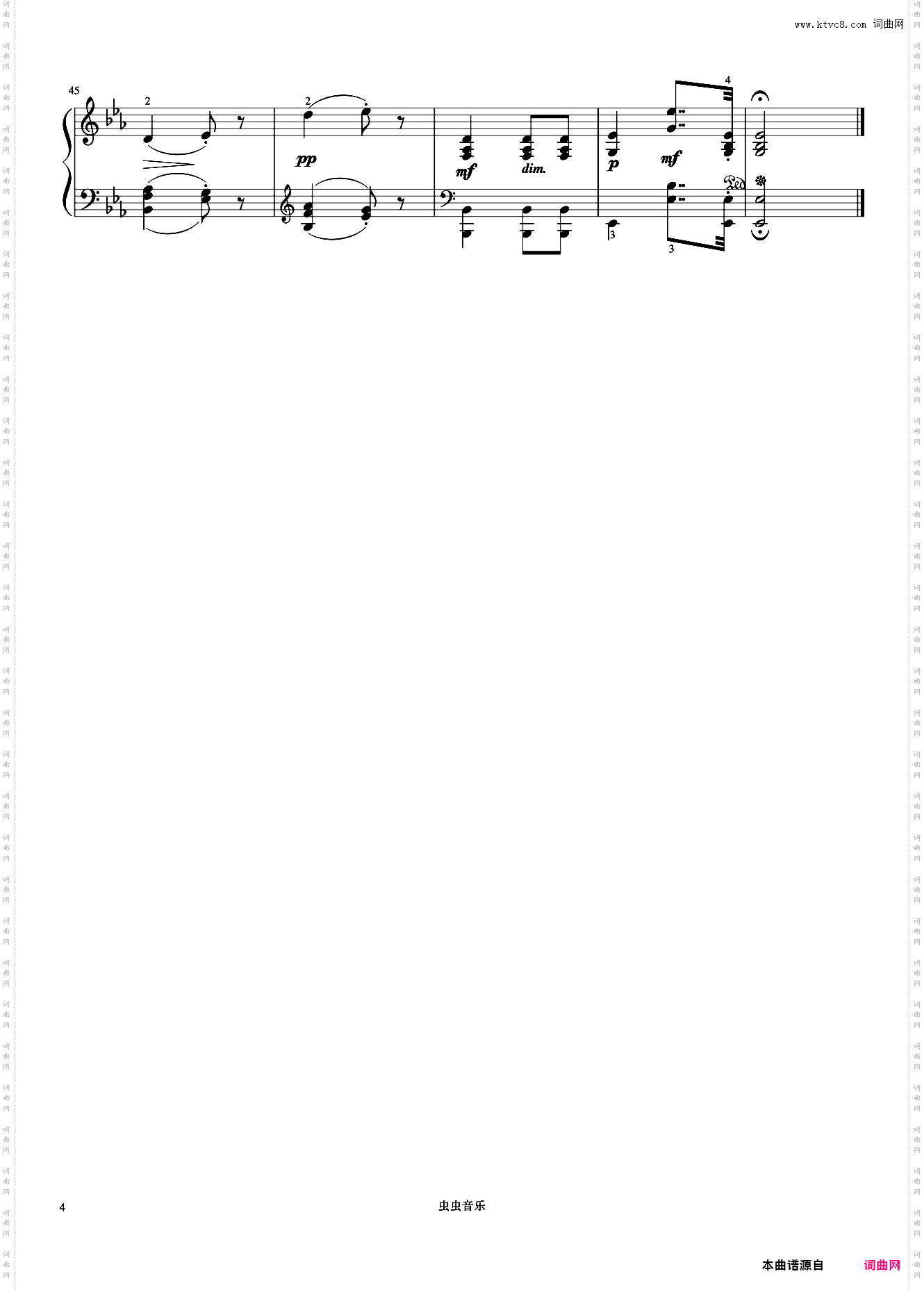 小奏鸣曲 Op·20 No·2 第二乐章《小奏鸣曲集》