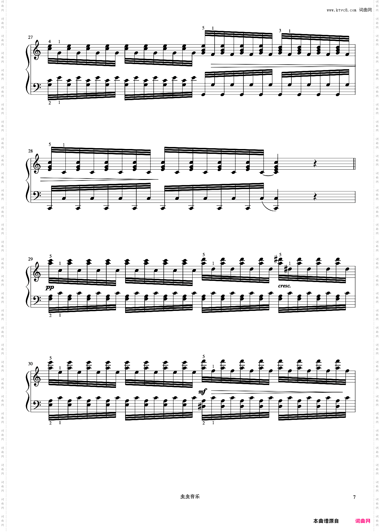 练习60《哈农 钢琴练指法》