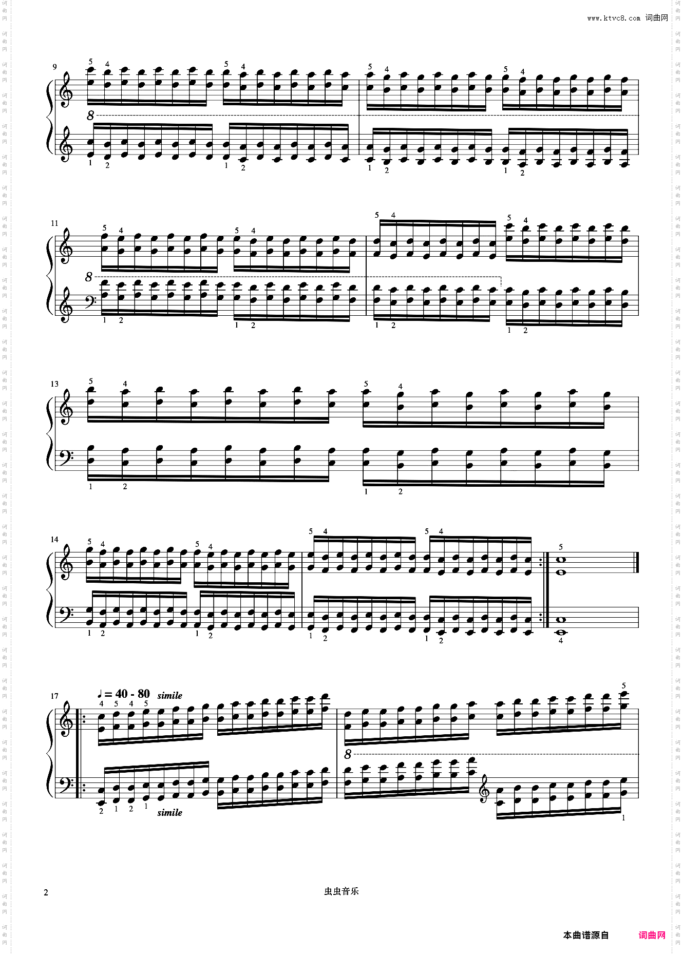 练习59《哈农 钢琴练指法》