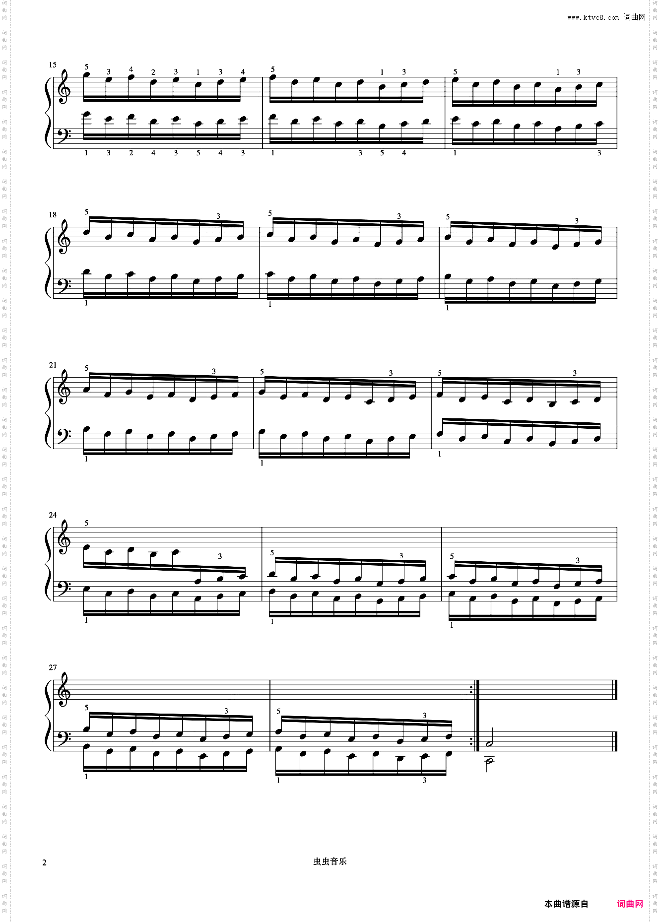 练习7《哈农 钢琴练指法》