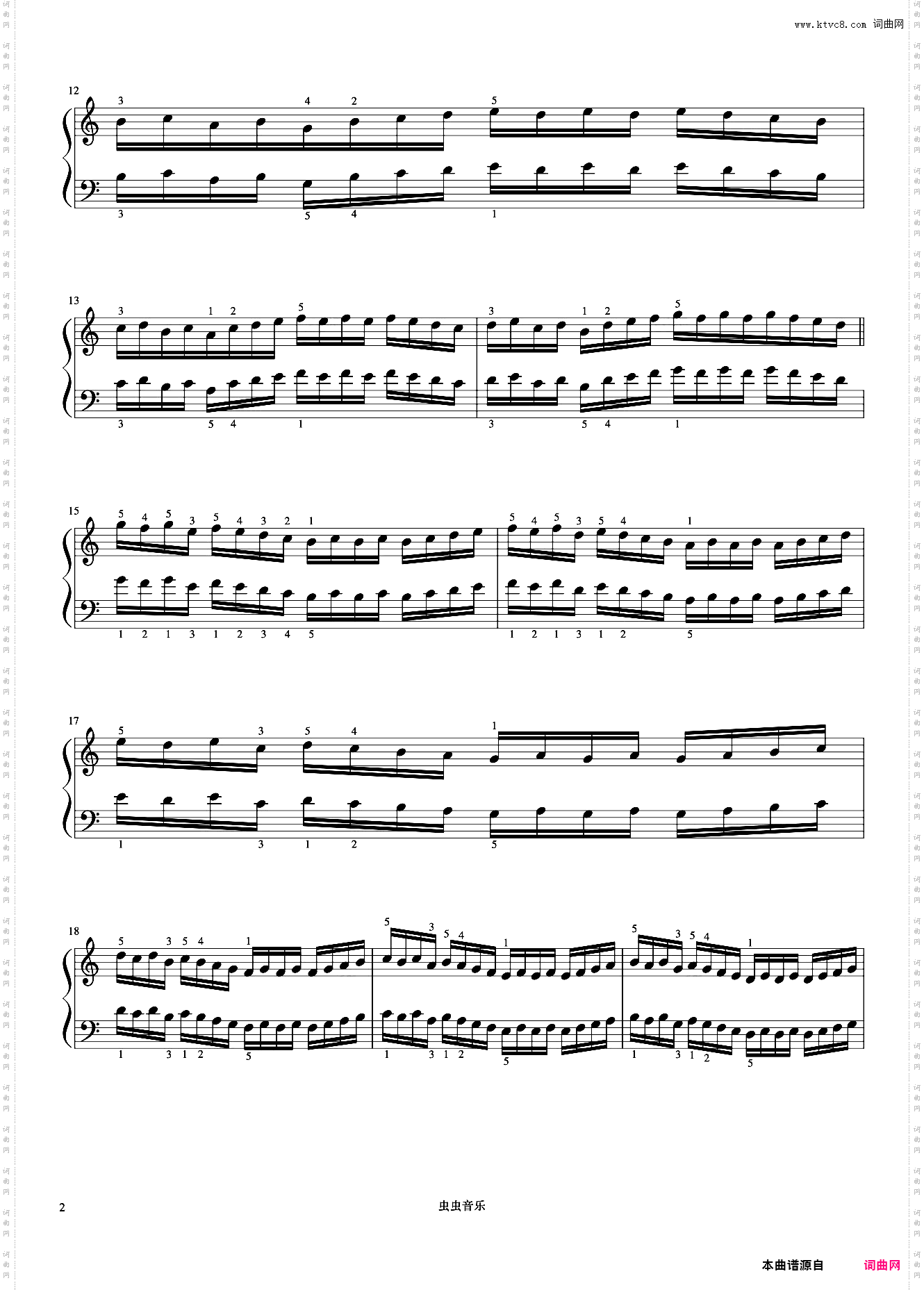 练习27《哈农 钢琴练指法》