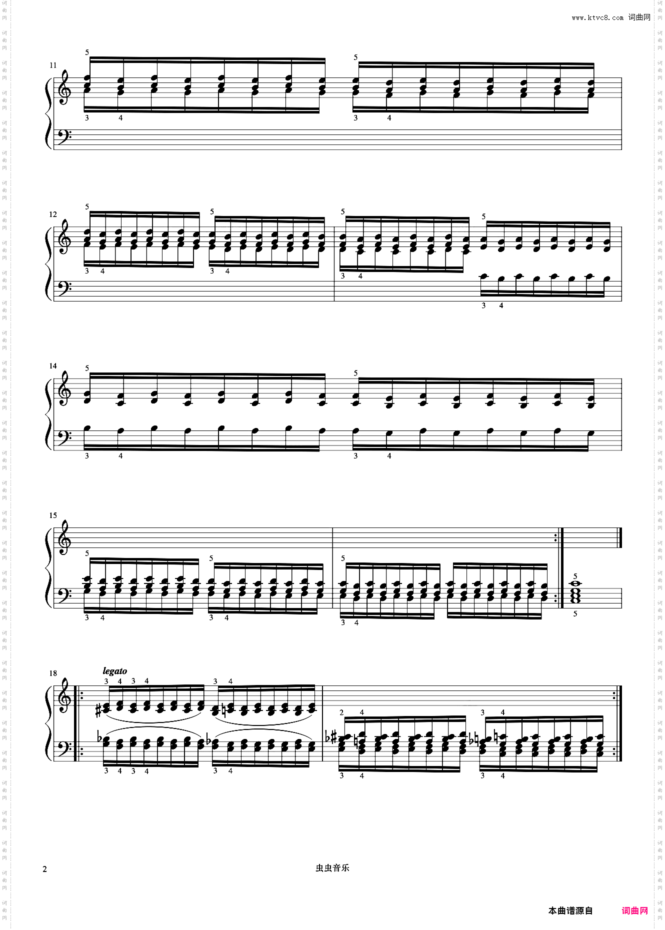 练习55《哈农 钢琴练指法》