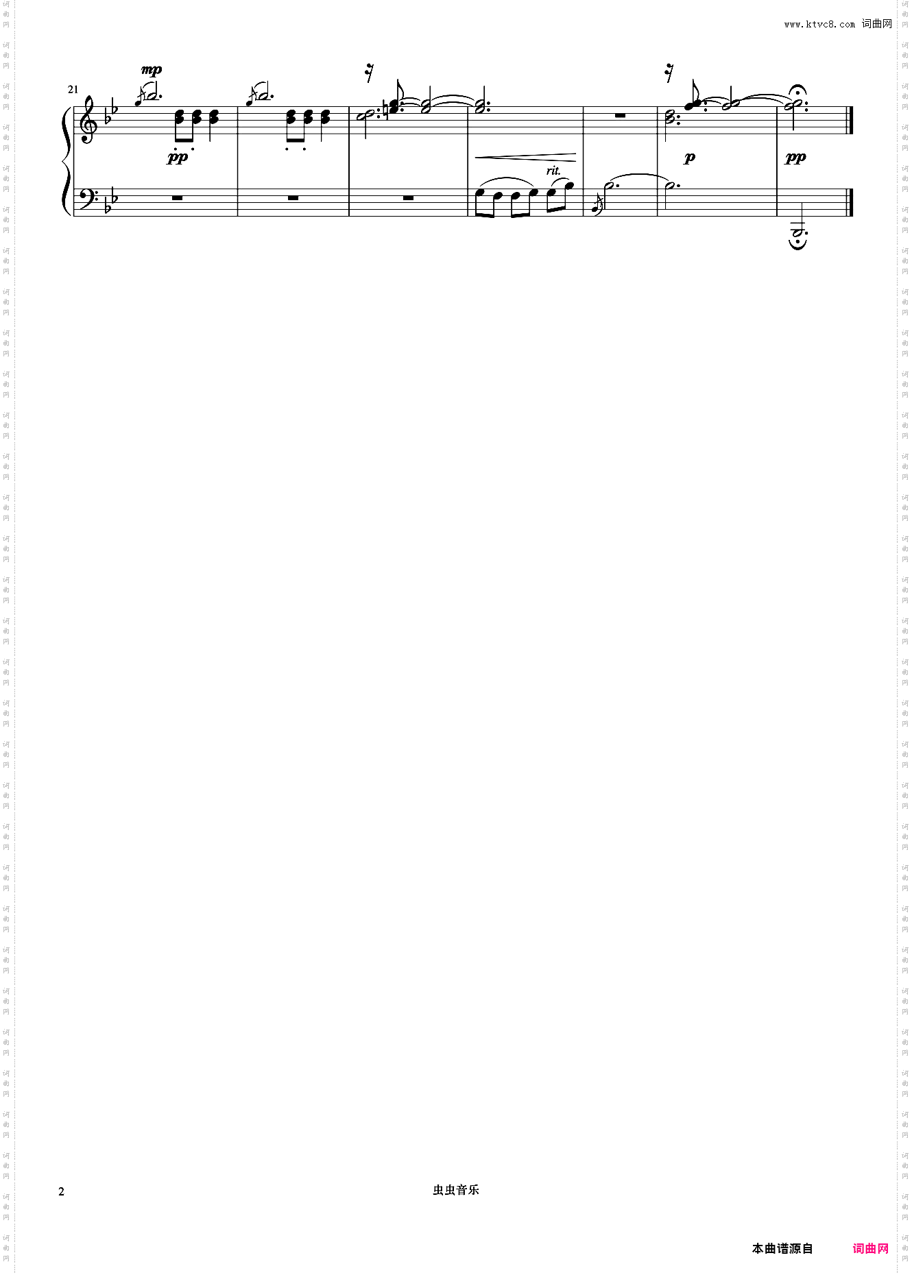 1级 孔雀《中国院钢琴考级曲目》