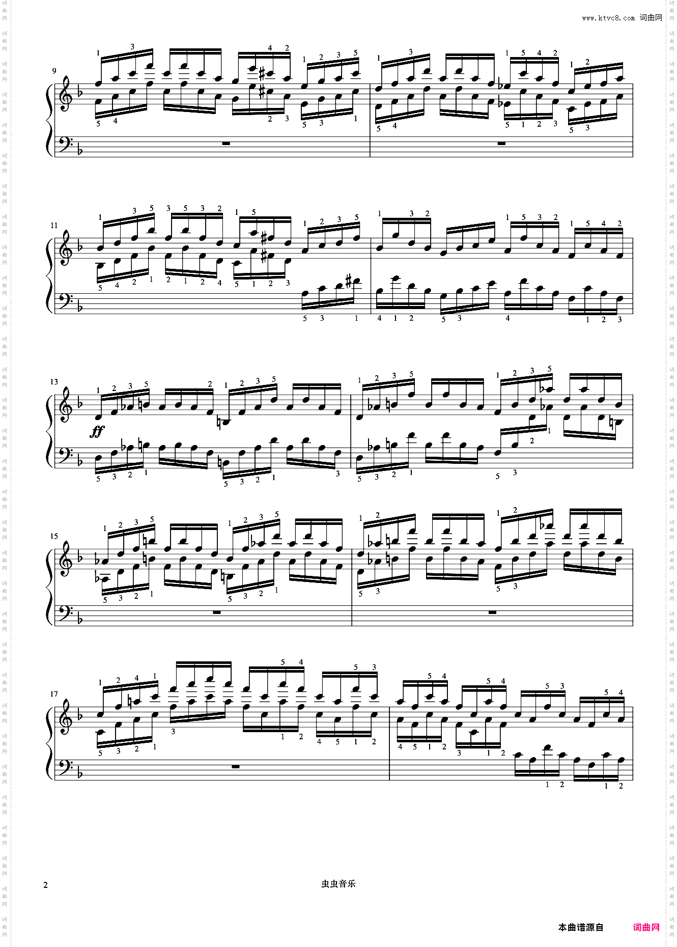 第12首《车尔尼快速练习曲 作品299》